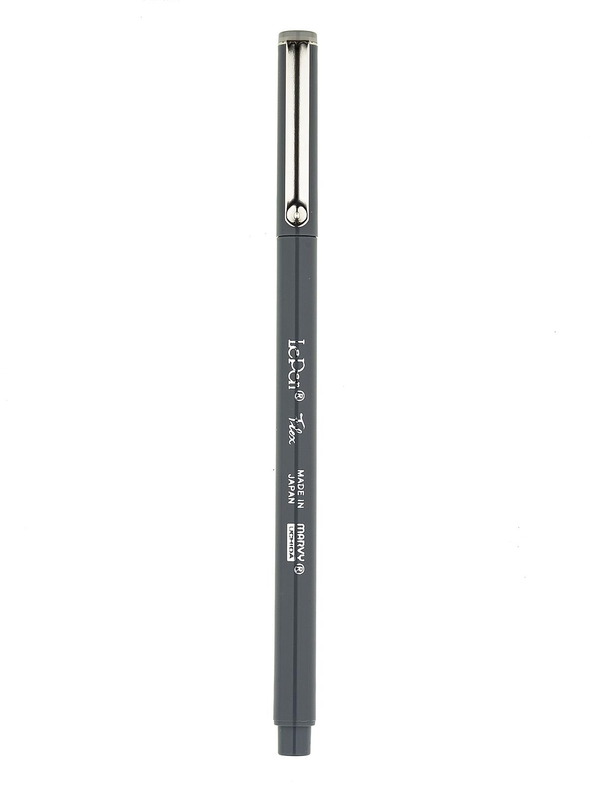 Le Pen Flex Pens brush point dark grey each