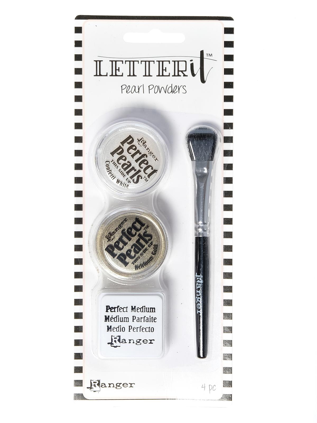 Letter It Pearl Powders set #4