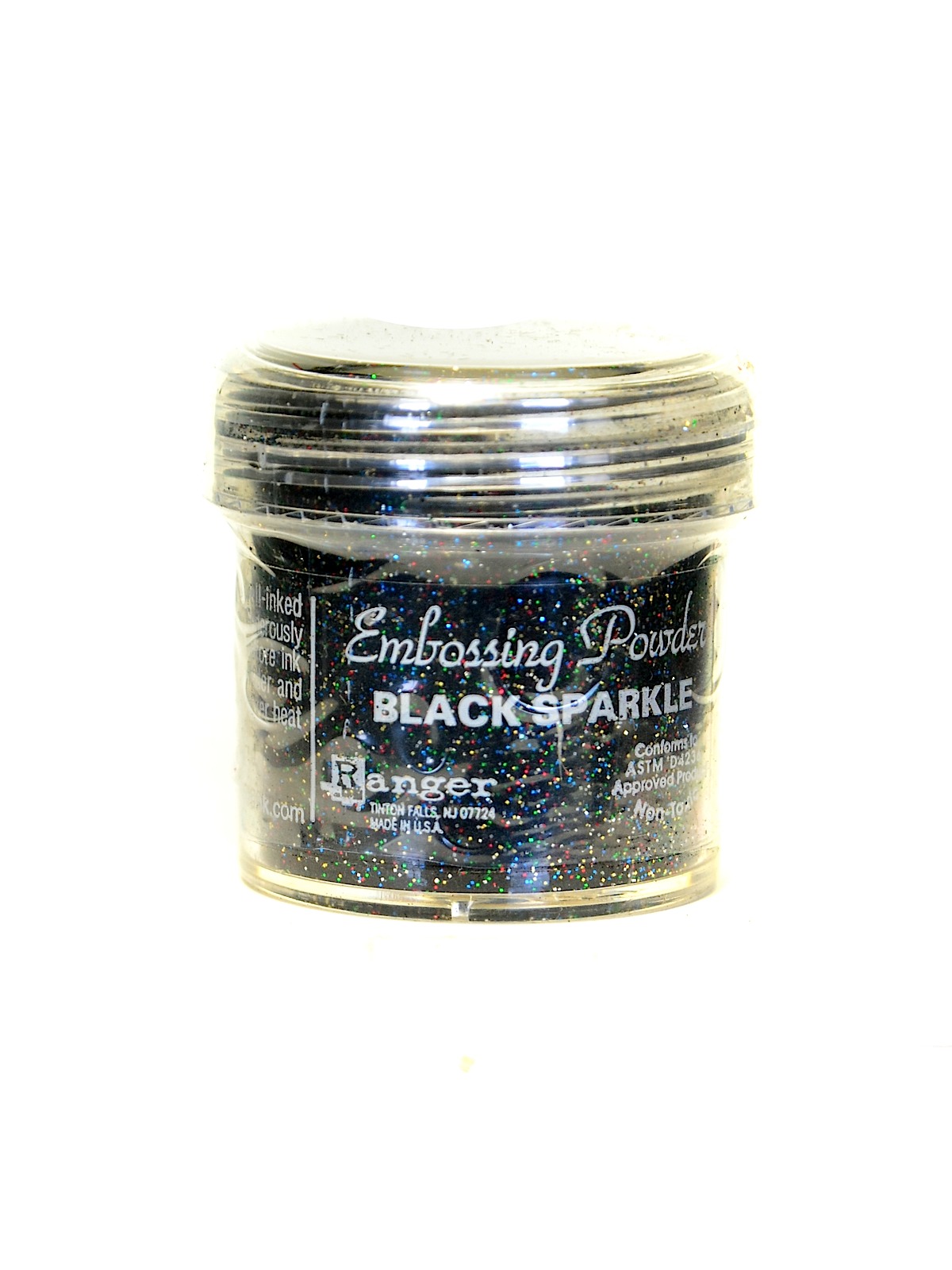 Embossing Powders black sparkle 0.53 oz. jar