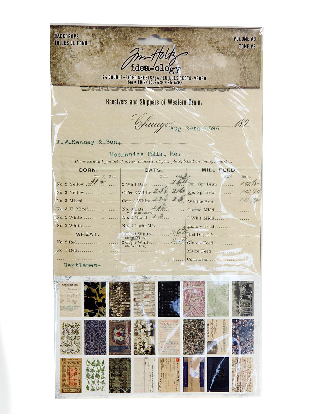 Idea-ology Paperie backdrops papers Vol. 3 24 sheets