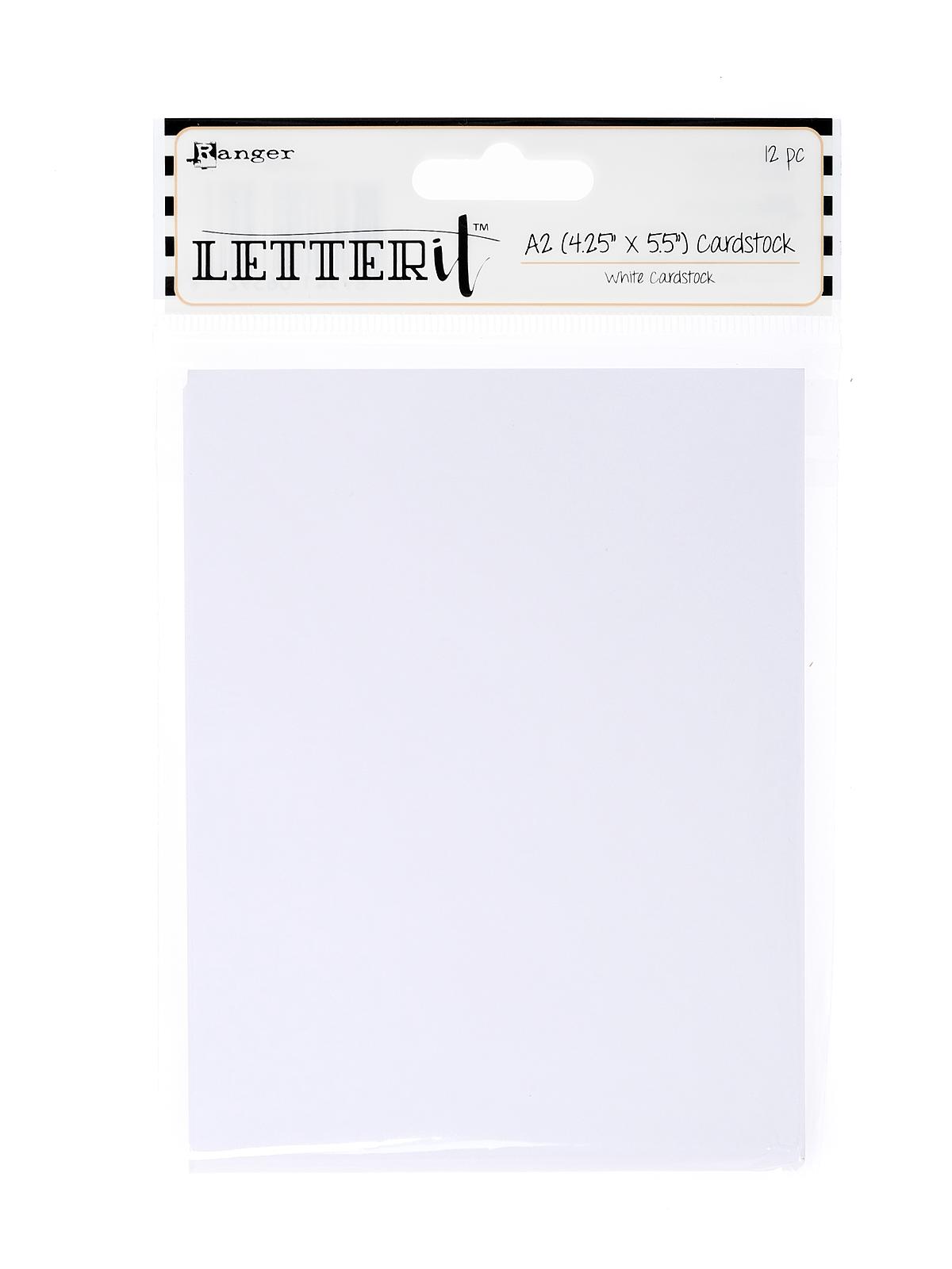 Letter It Surfaces cardstock white 4 1 4 in. x 5 1 2 in.