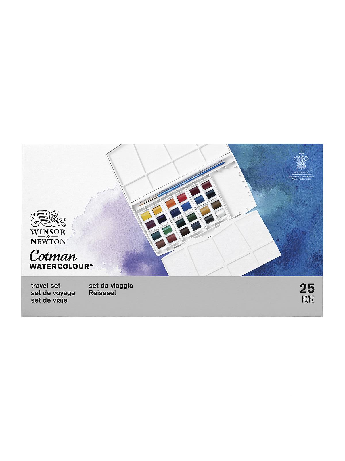 Cotman Water Colour Painting Plus Set - Half Pans each
