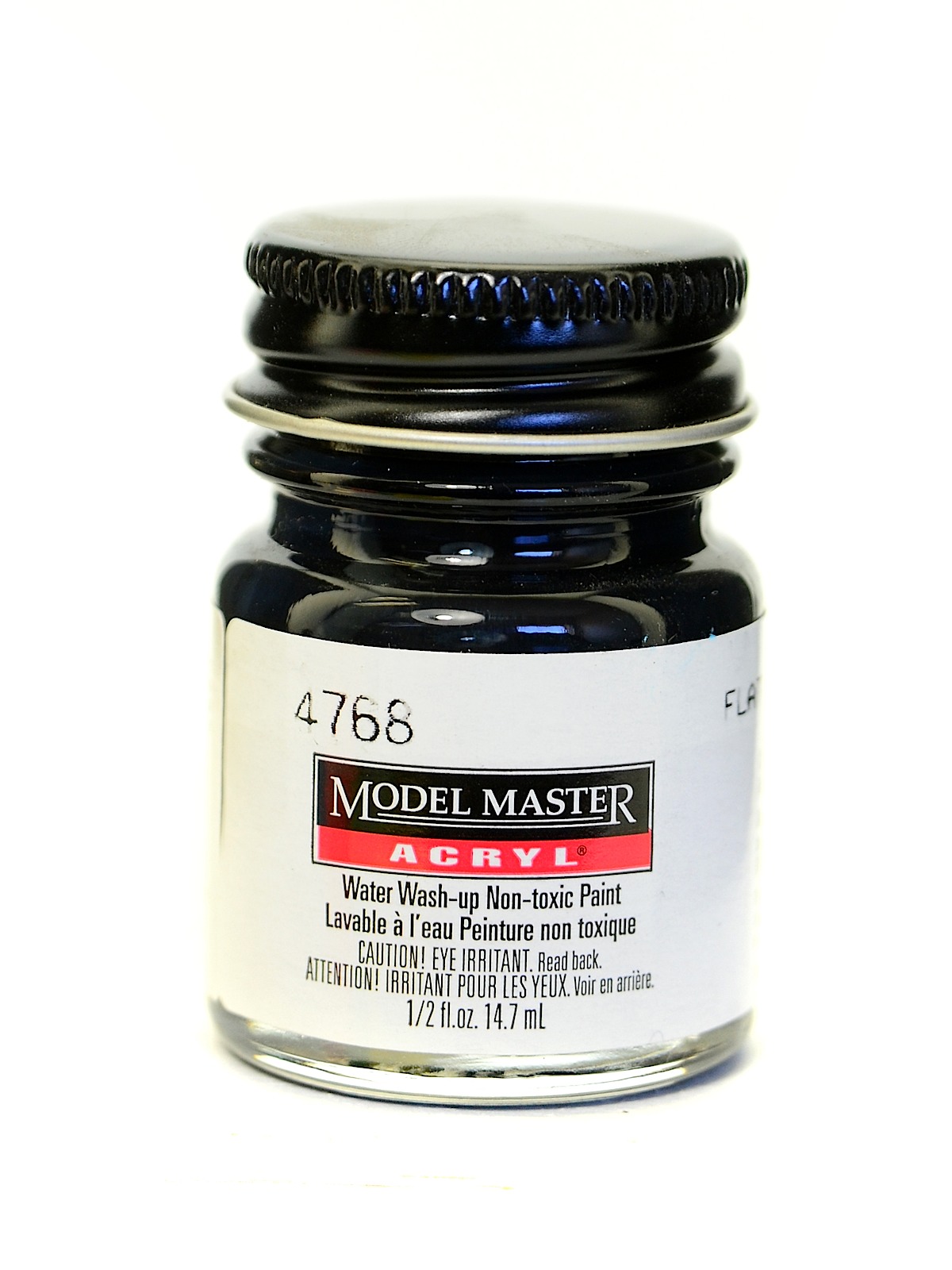 Model Master Acrylic Paints Flat Black 1 2 Oz.
