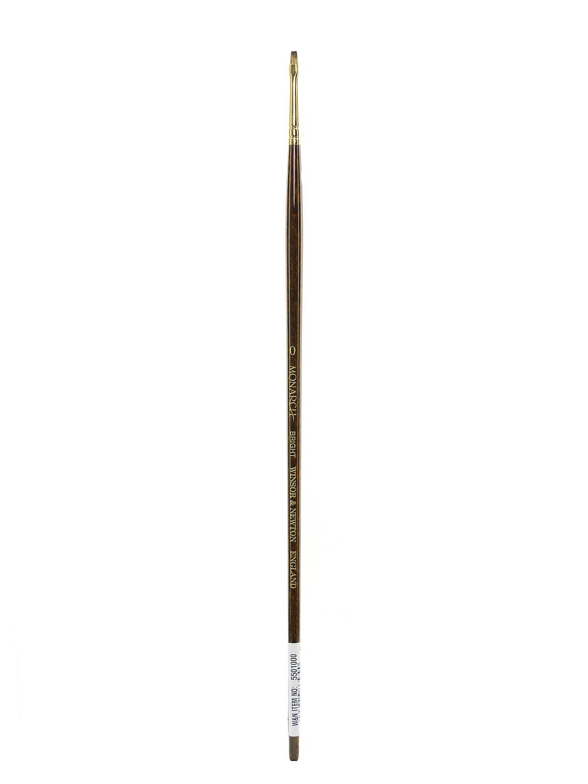 Monarch Brushes 0 flat bright long handle