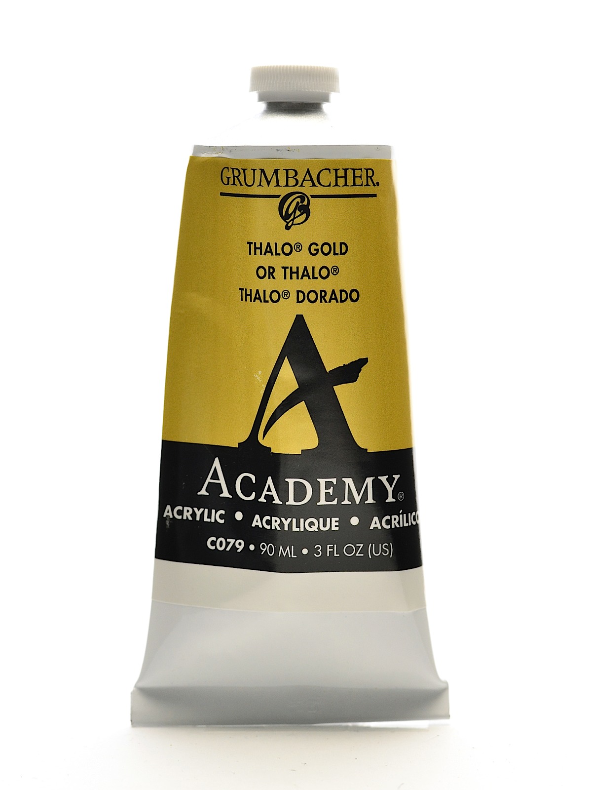 Academy Acrylic Colors thalo gold 3 oz. (90 ml)