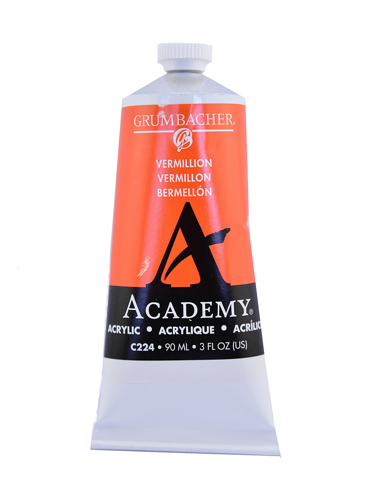 Academy Acrylic Colors vermillion 3 oz. (90 ml)
