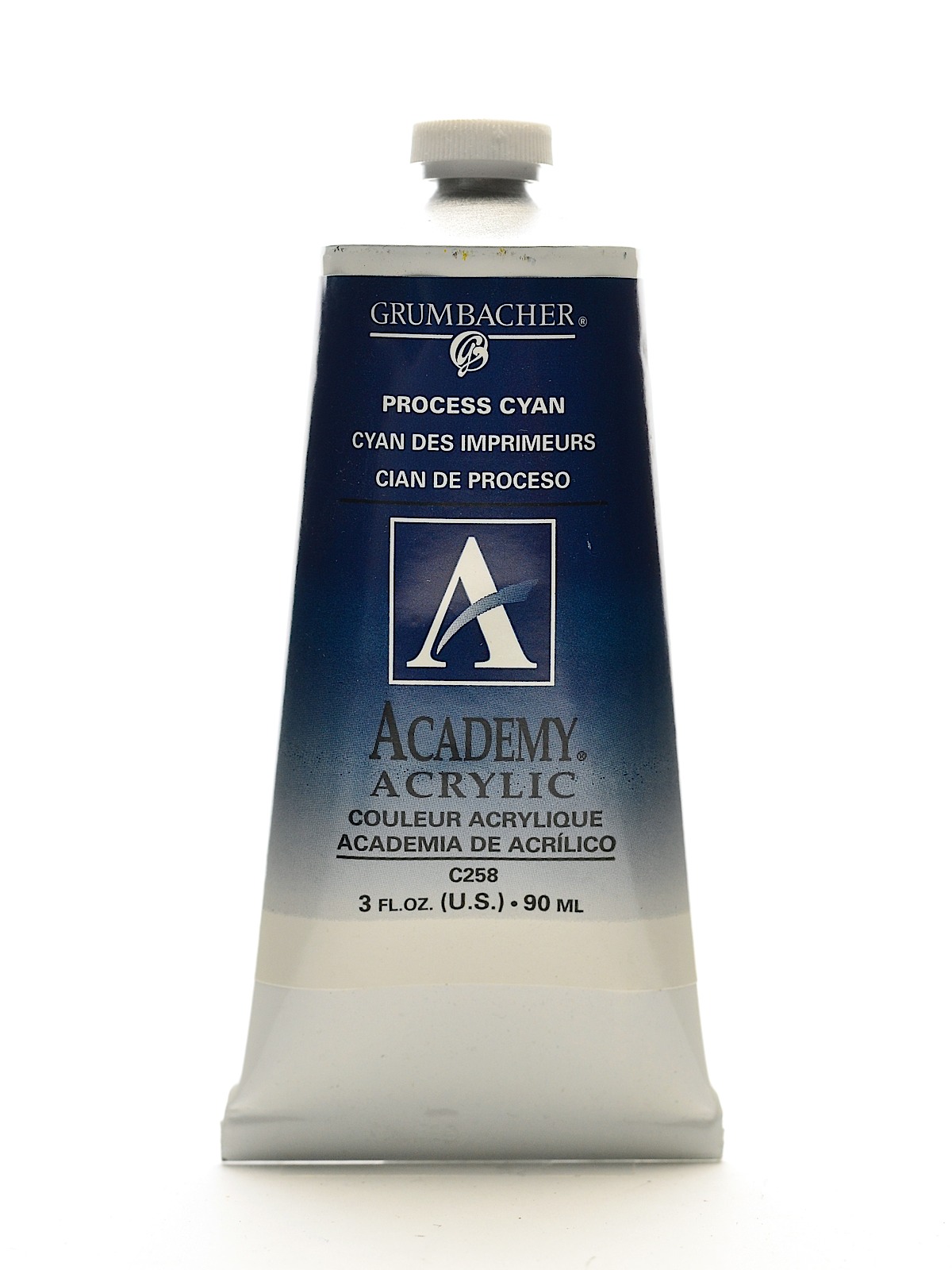 Academy Acrylic Colors process cyan 3 oz. (90 ml)