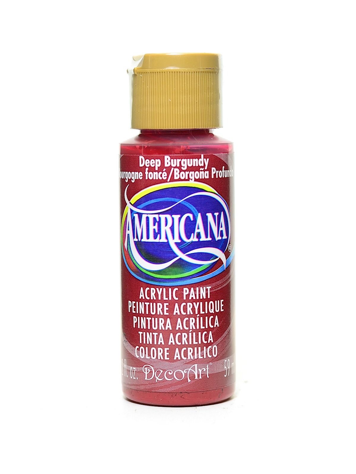 Americana Acrylic Paints deep burgundy 2 oz.
