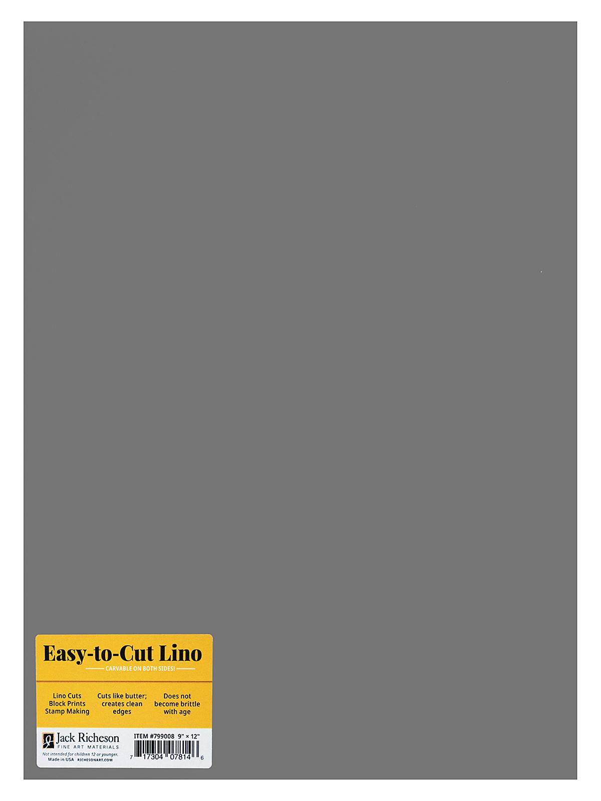 Unmounted Easy-to-Cut Linoleum 9 in. x 12 in.