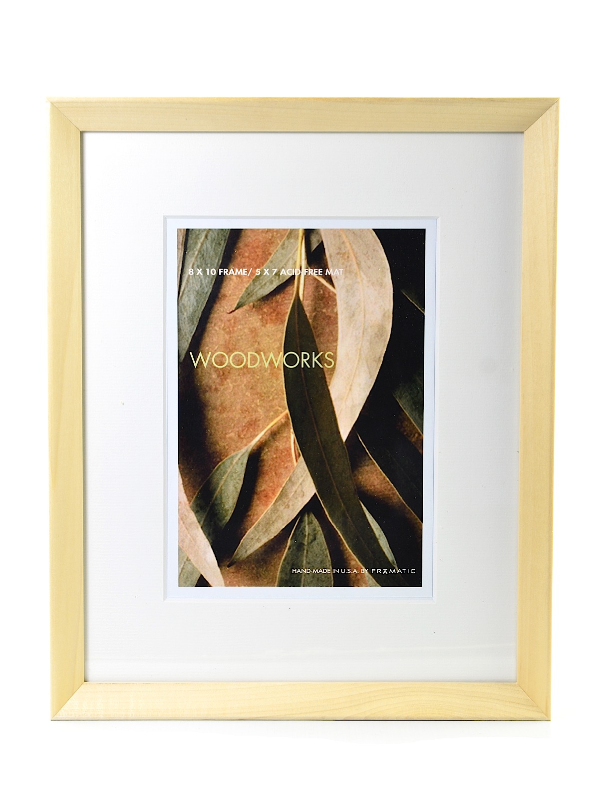 Woodworks Frames 8 In. X 10 In. 5 In. X 7 In. Opening Natural Blonde