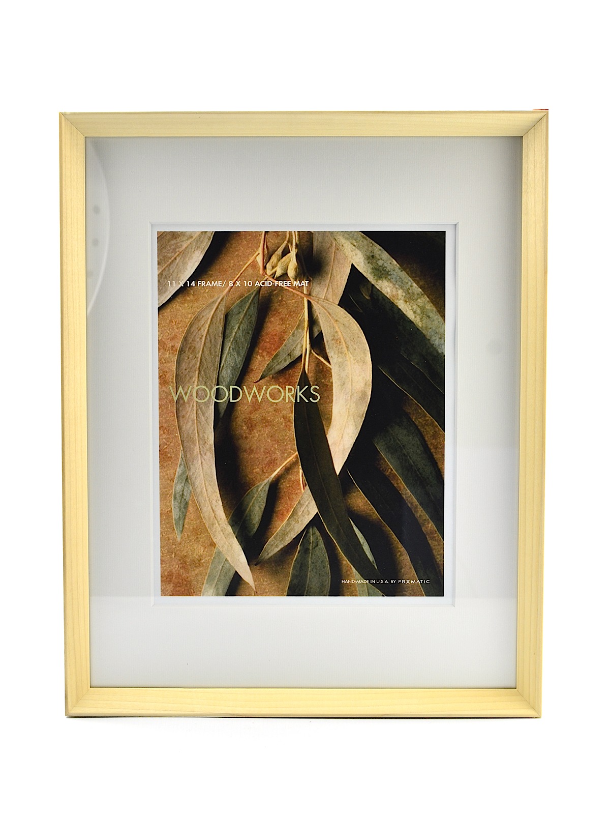 Woodworks frames 11 in. x 14 in. 8 in. x 10 in. opening natural blonde