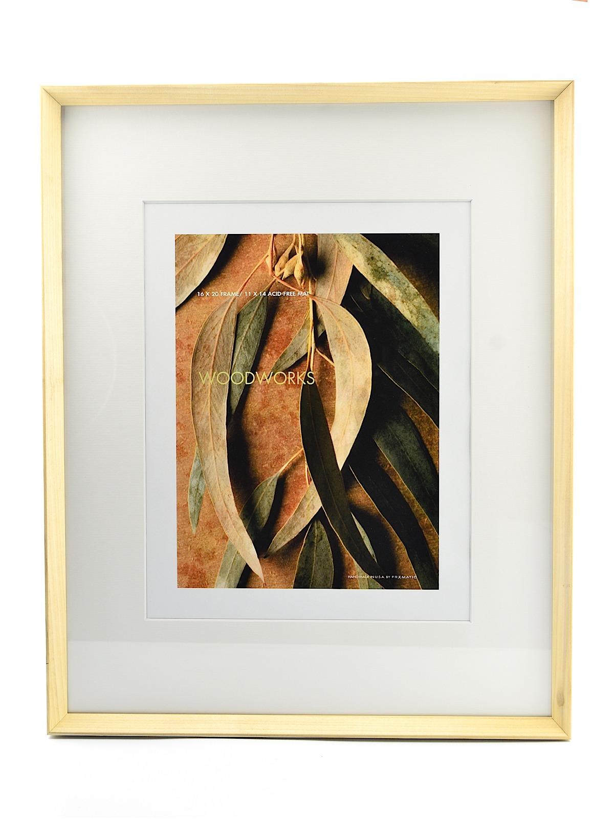 Woodworks frames 16 in. x 20 in. 11 in. x 14 in. opening natural blonde