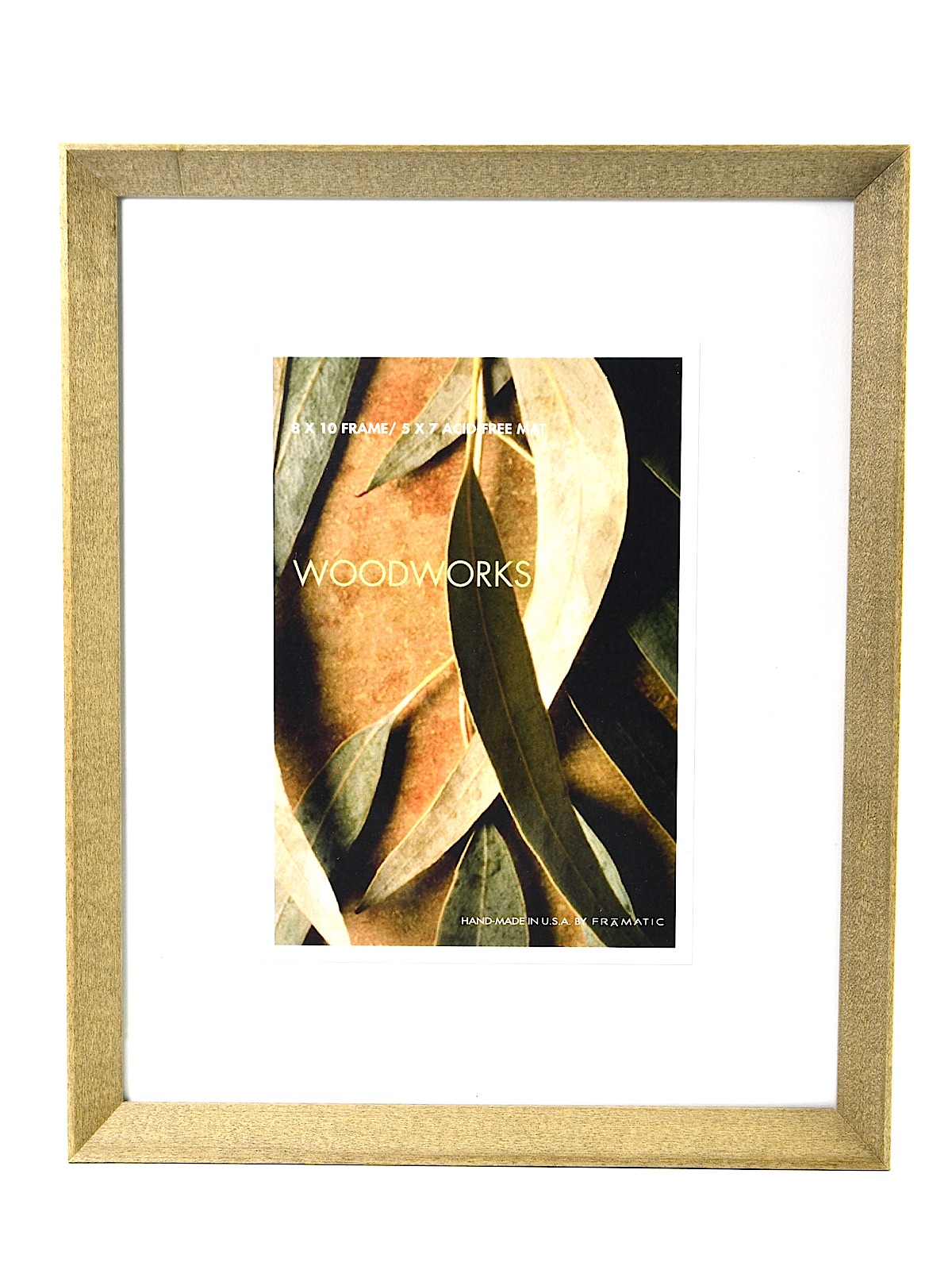Woodworks frames 8 in. x 10 in. 5 in. x 7 in. opening old barn grey