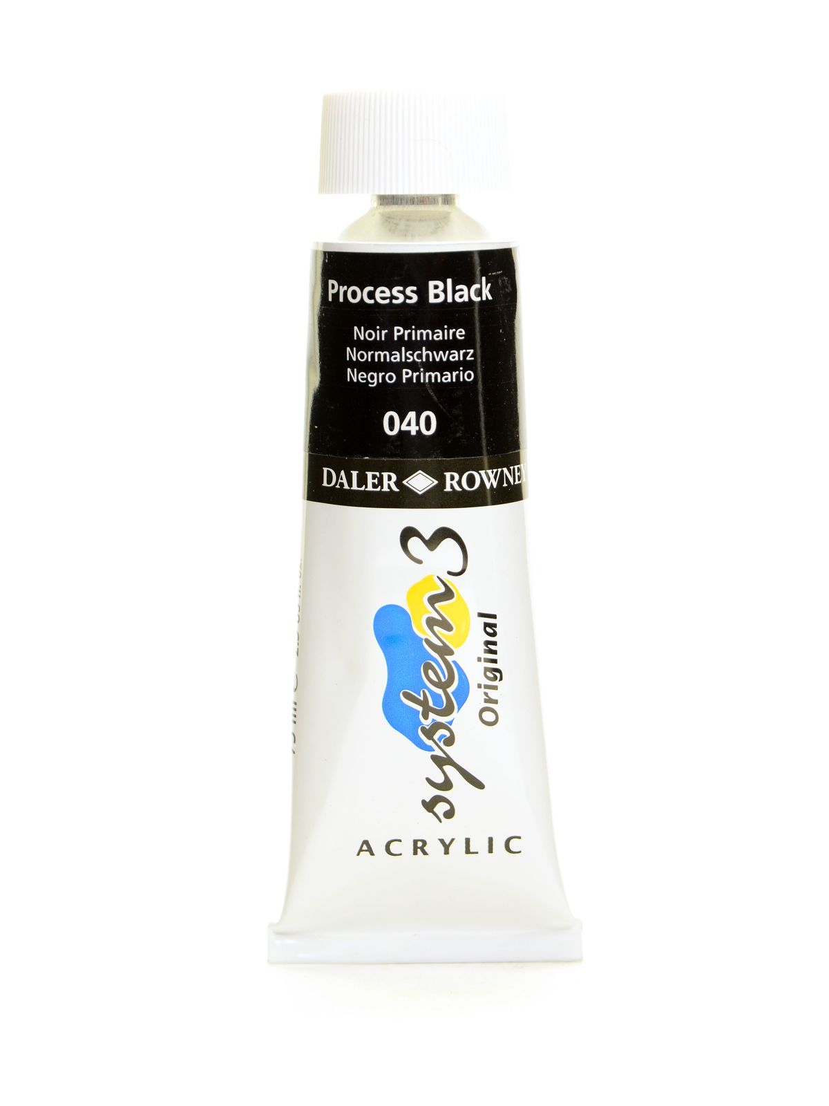 System 3 Acrylic Colour process black 59 ml