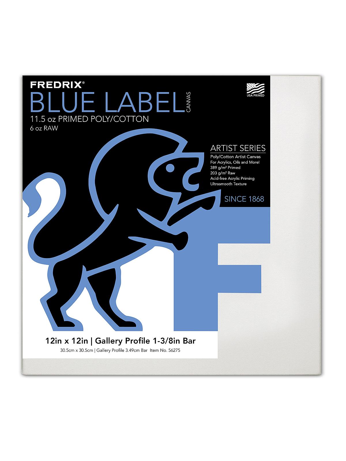 Blue Label Ultra-Smooth Stretched Artist Canvas 12 in. x 12 in. each gallery