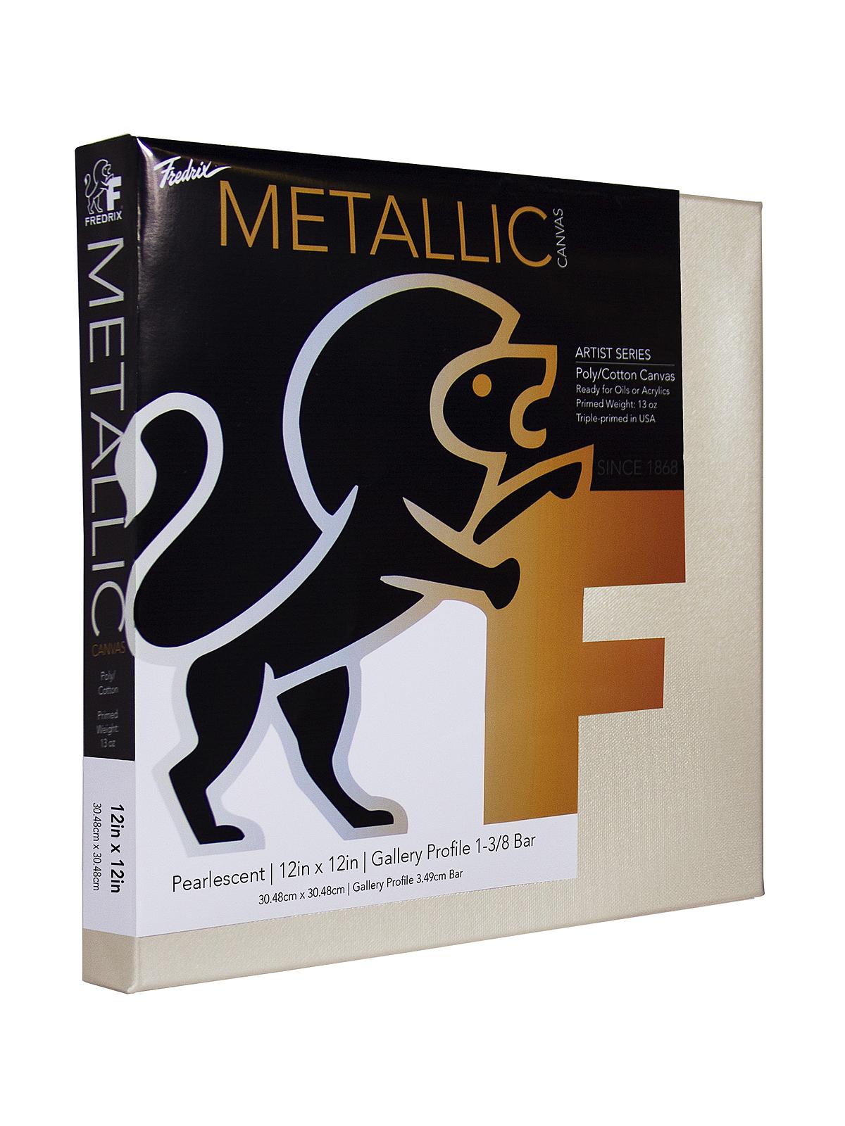 Metallic Stretched Canvas gallery pearlescent 12 in. x 12 in.
