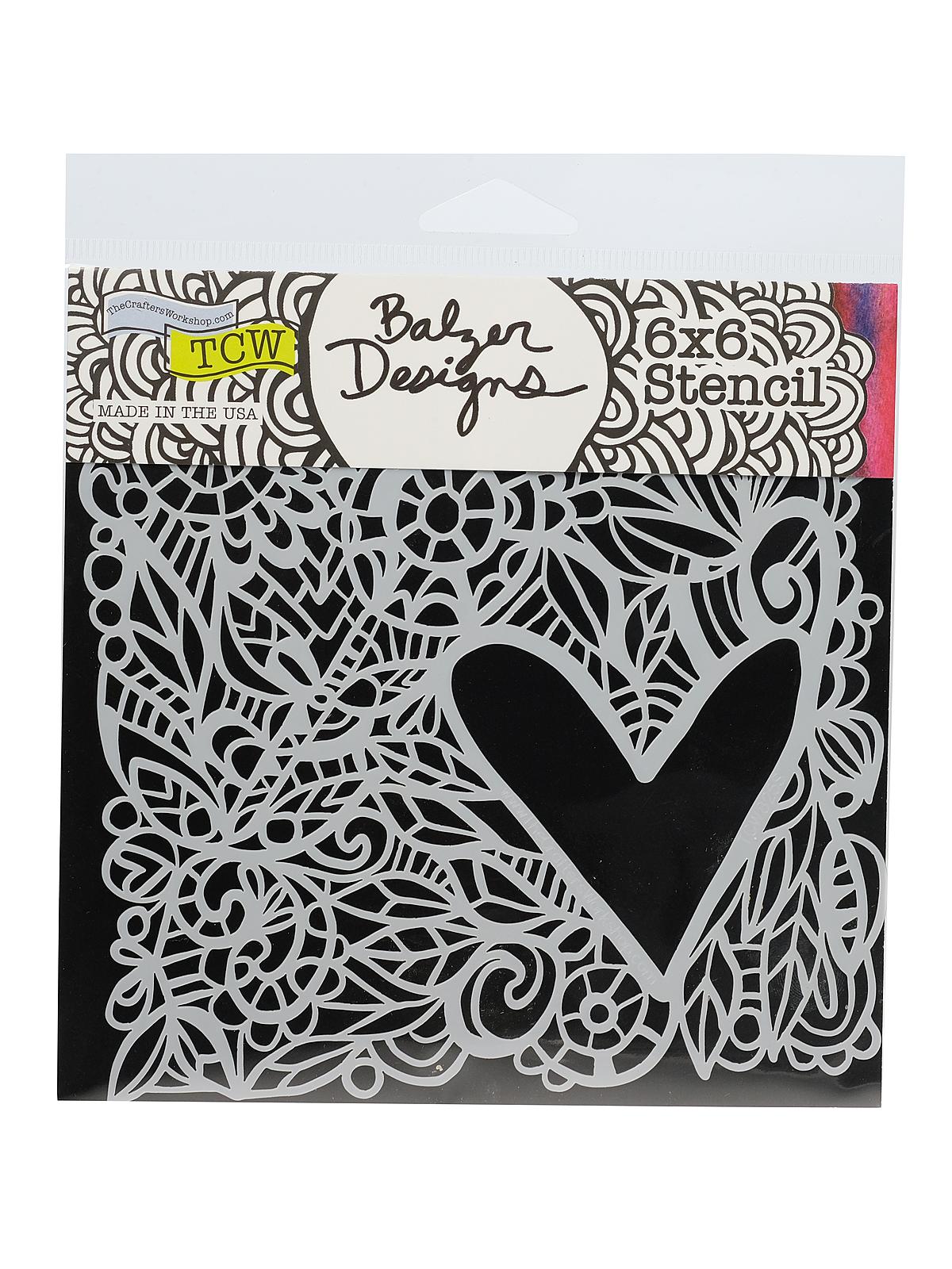 Stencils love frame 6 in. x 6 in.
