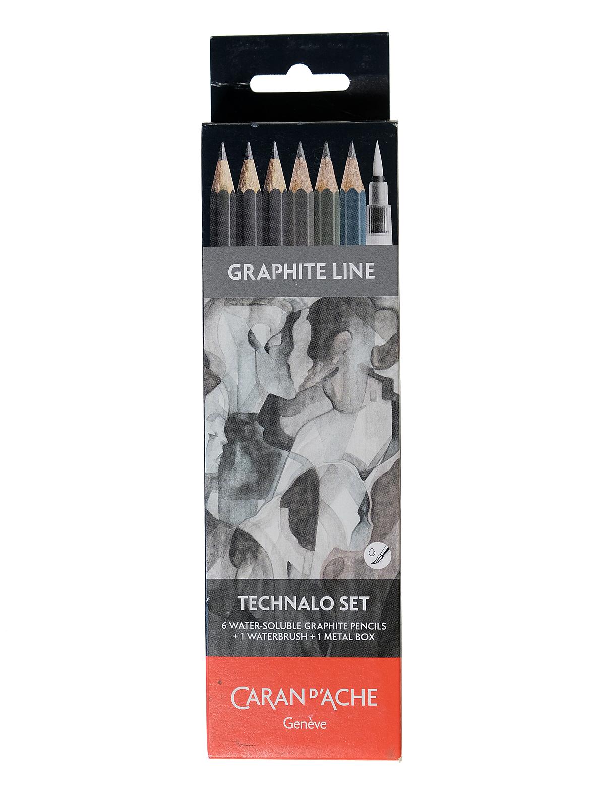 Graphite Line Pencil Sets Technalo set set of 7