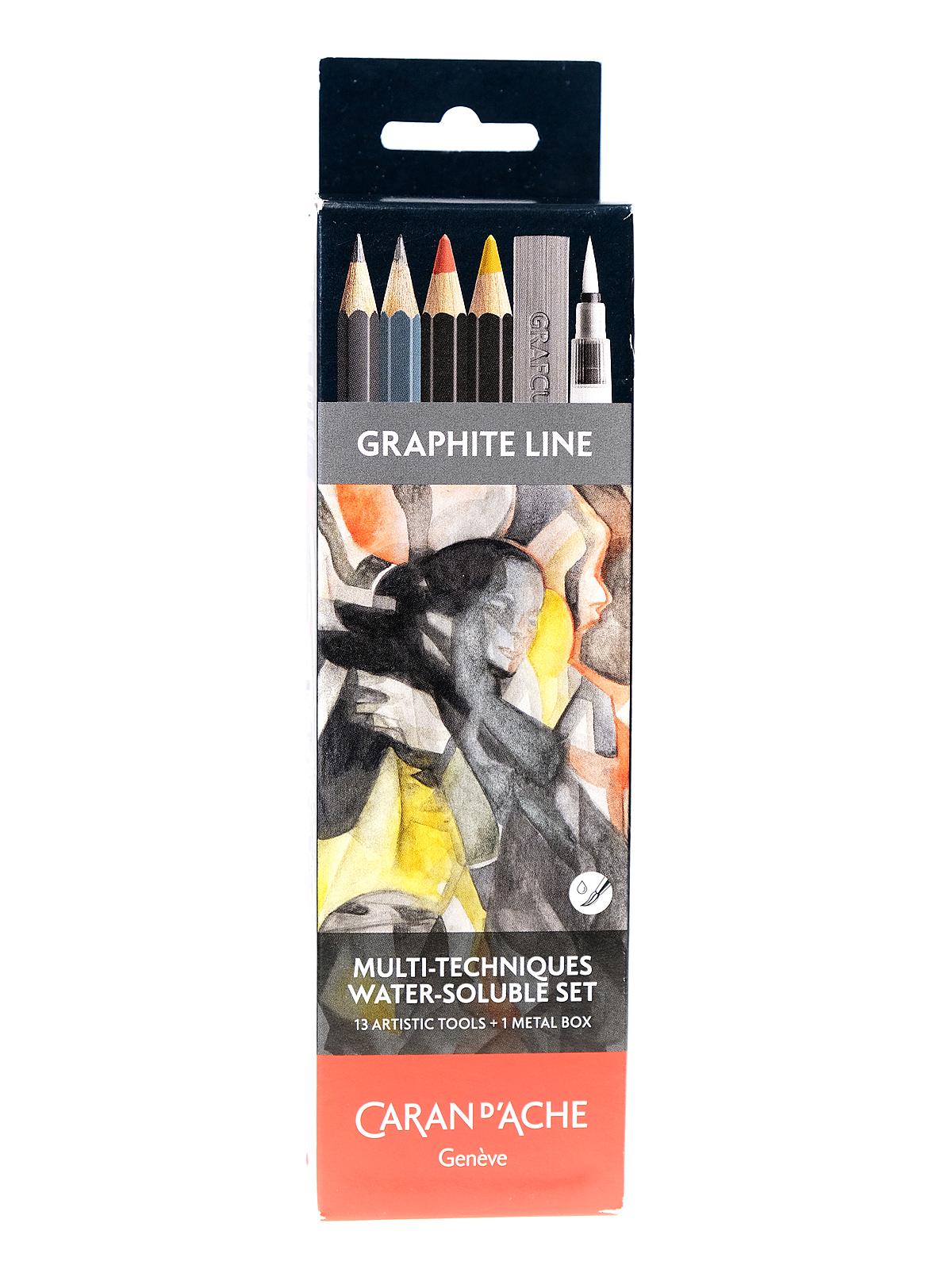 Graphite Line Pencil Sets multi-tech watersoluble set set of 13