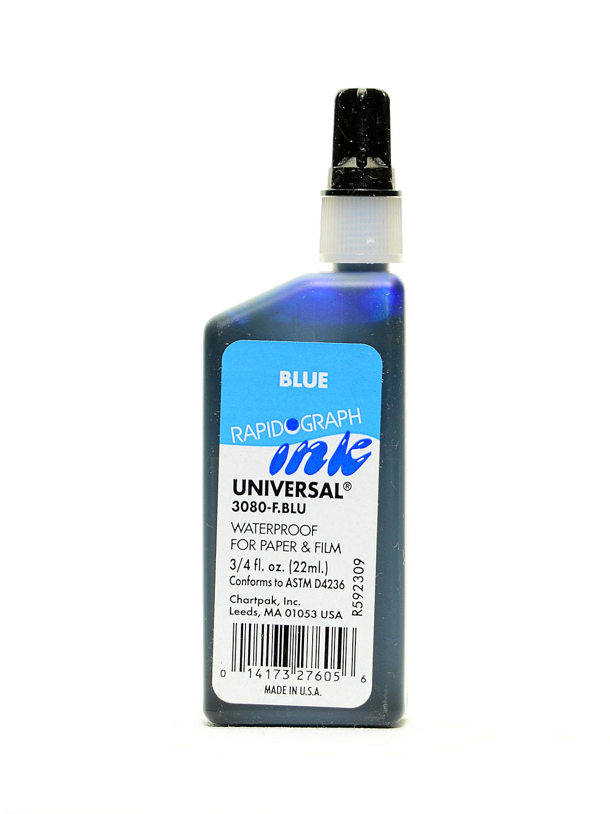 Technical Inks Universal Drawing Ink Blue 3 4 Oz.
