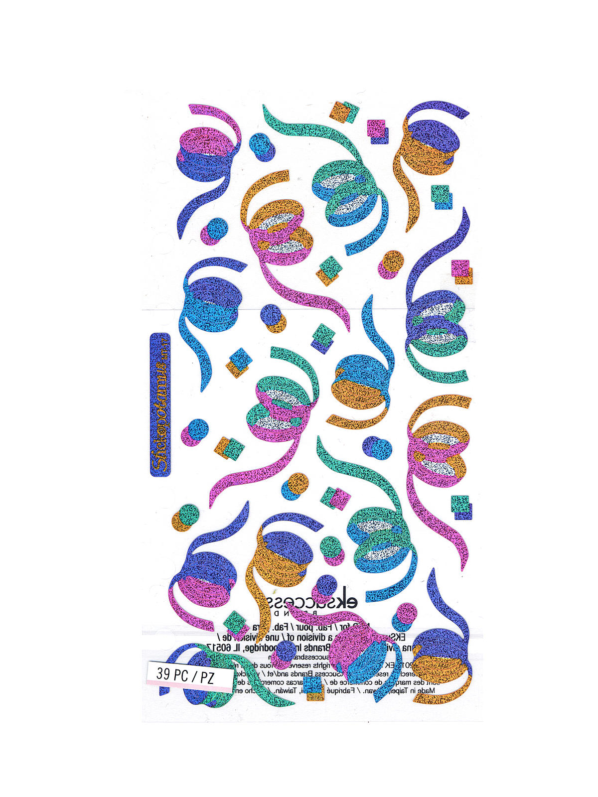 Classic Stickers confetti 39 pieces