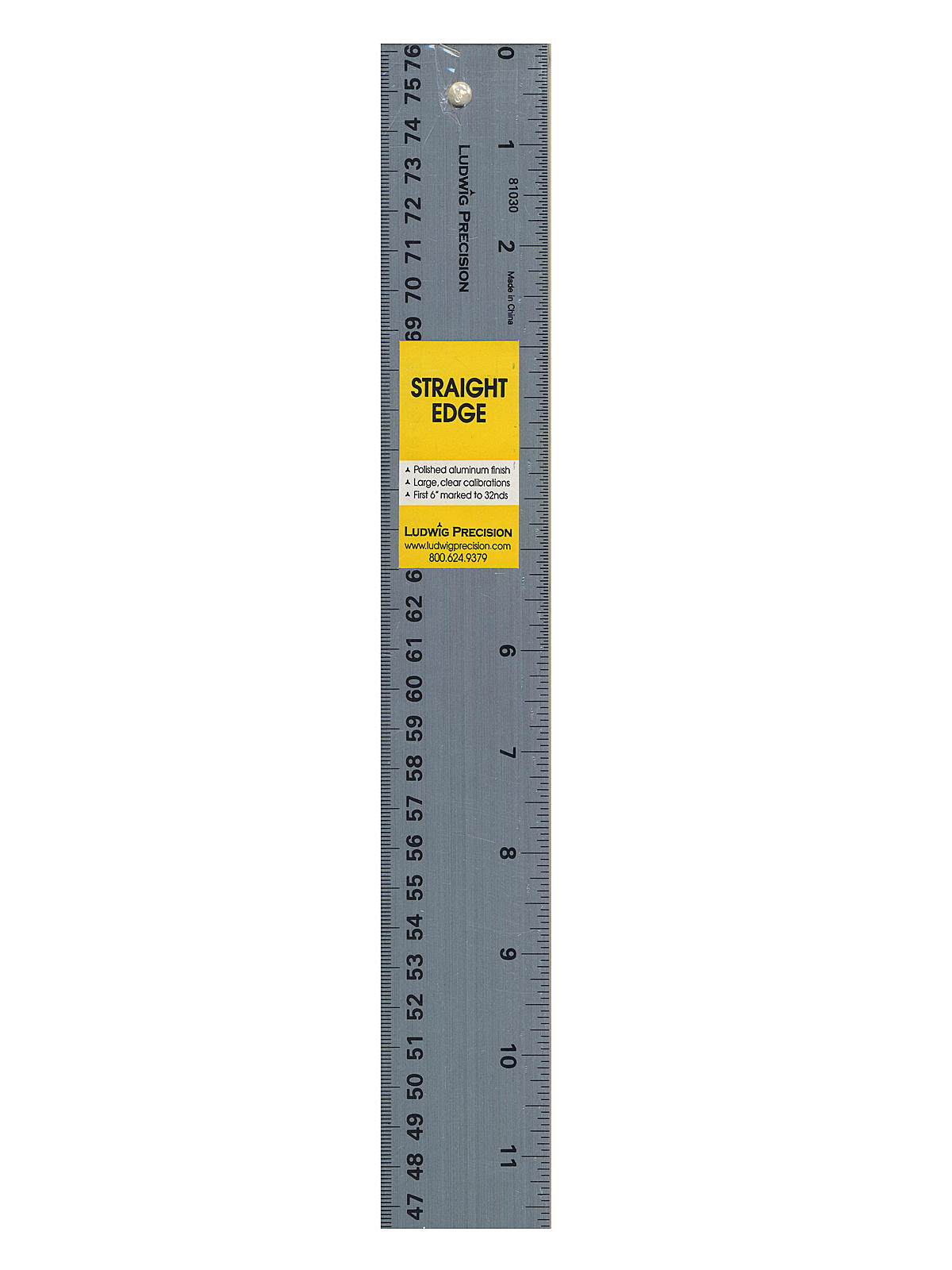 Precision Aluminum Straight Edge 36 In.