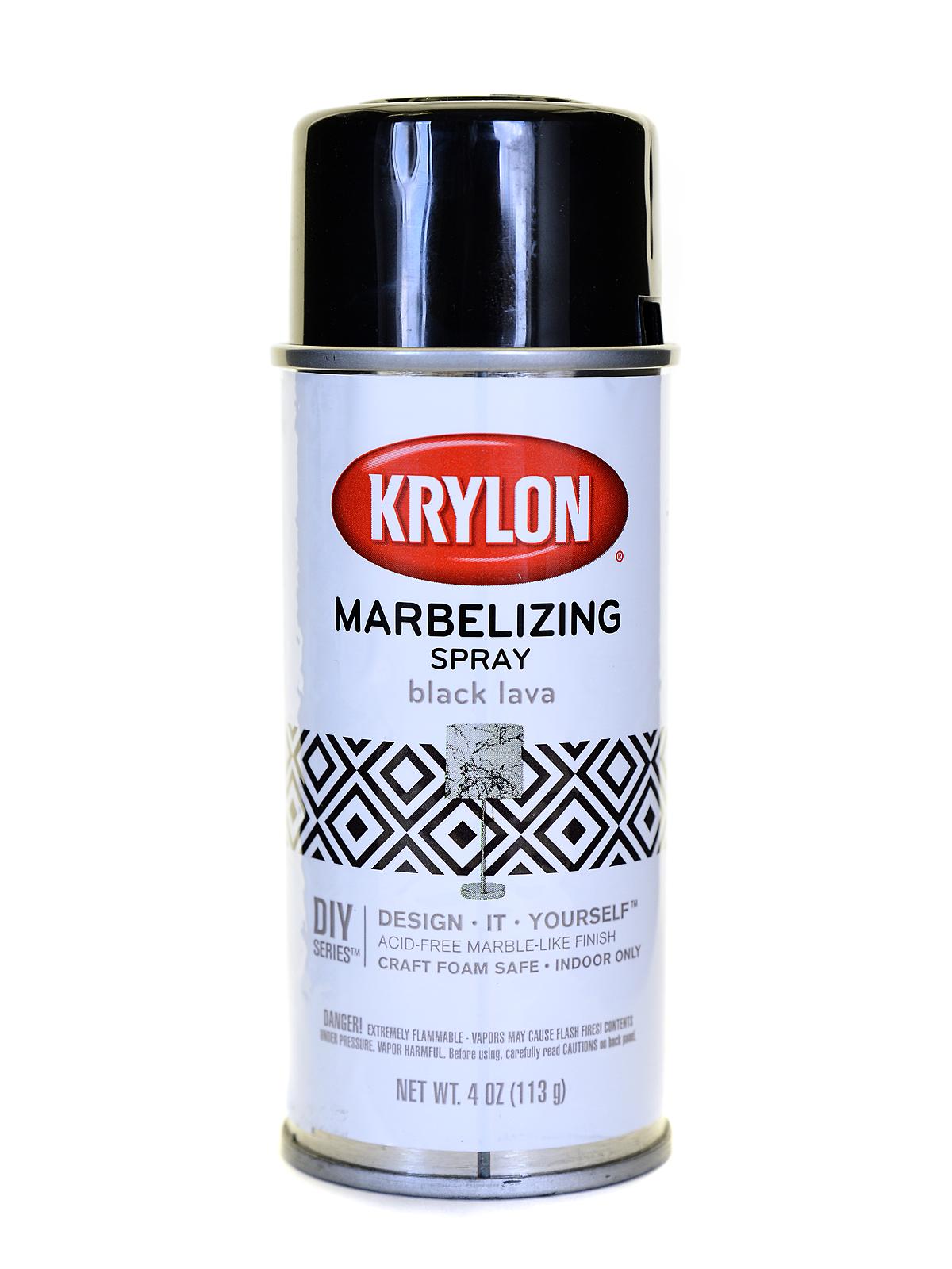 Marbelizing Spray black lava