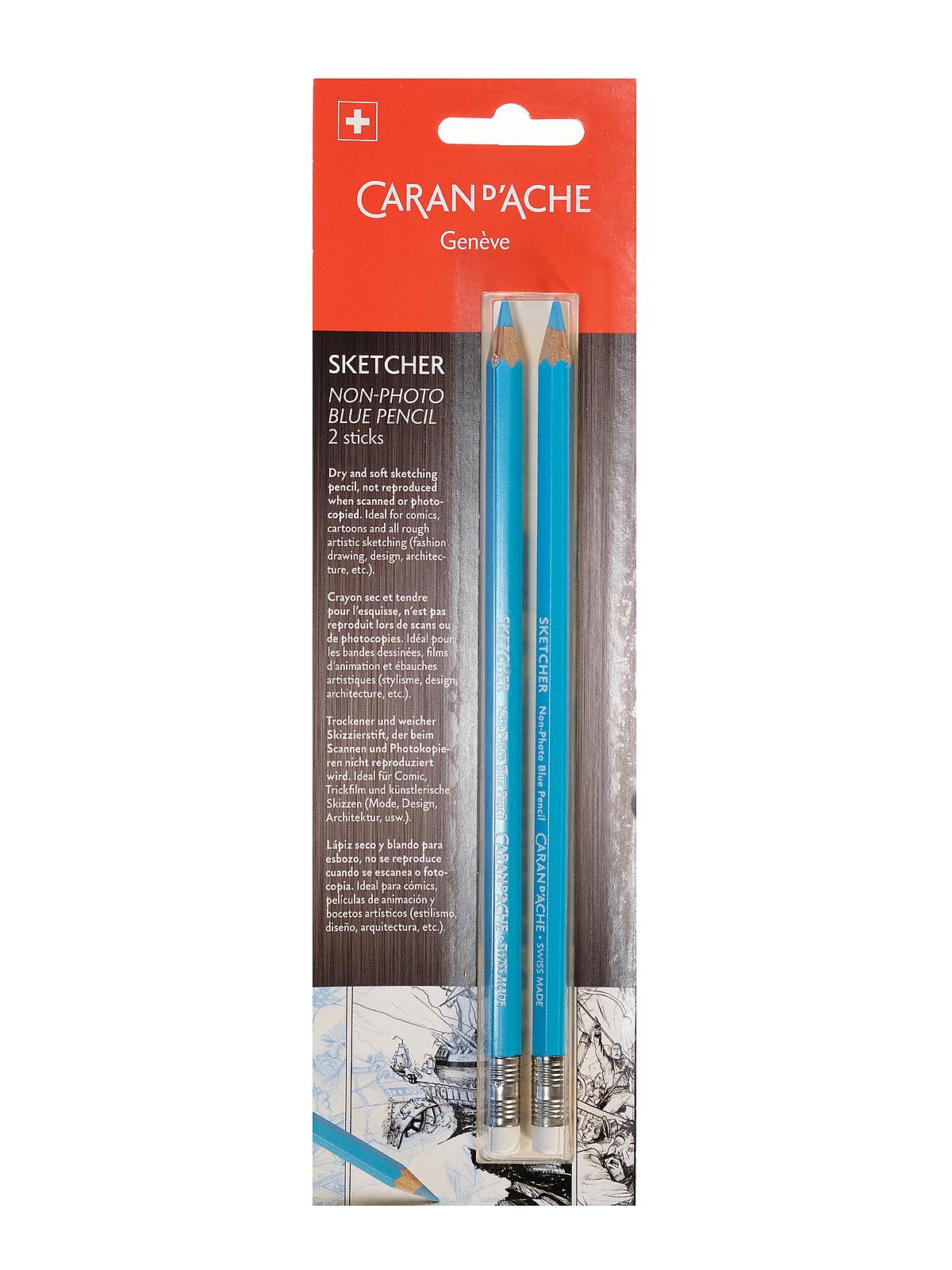 Non-Photo Blue Sketching Pencils set of 2