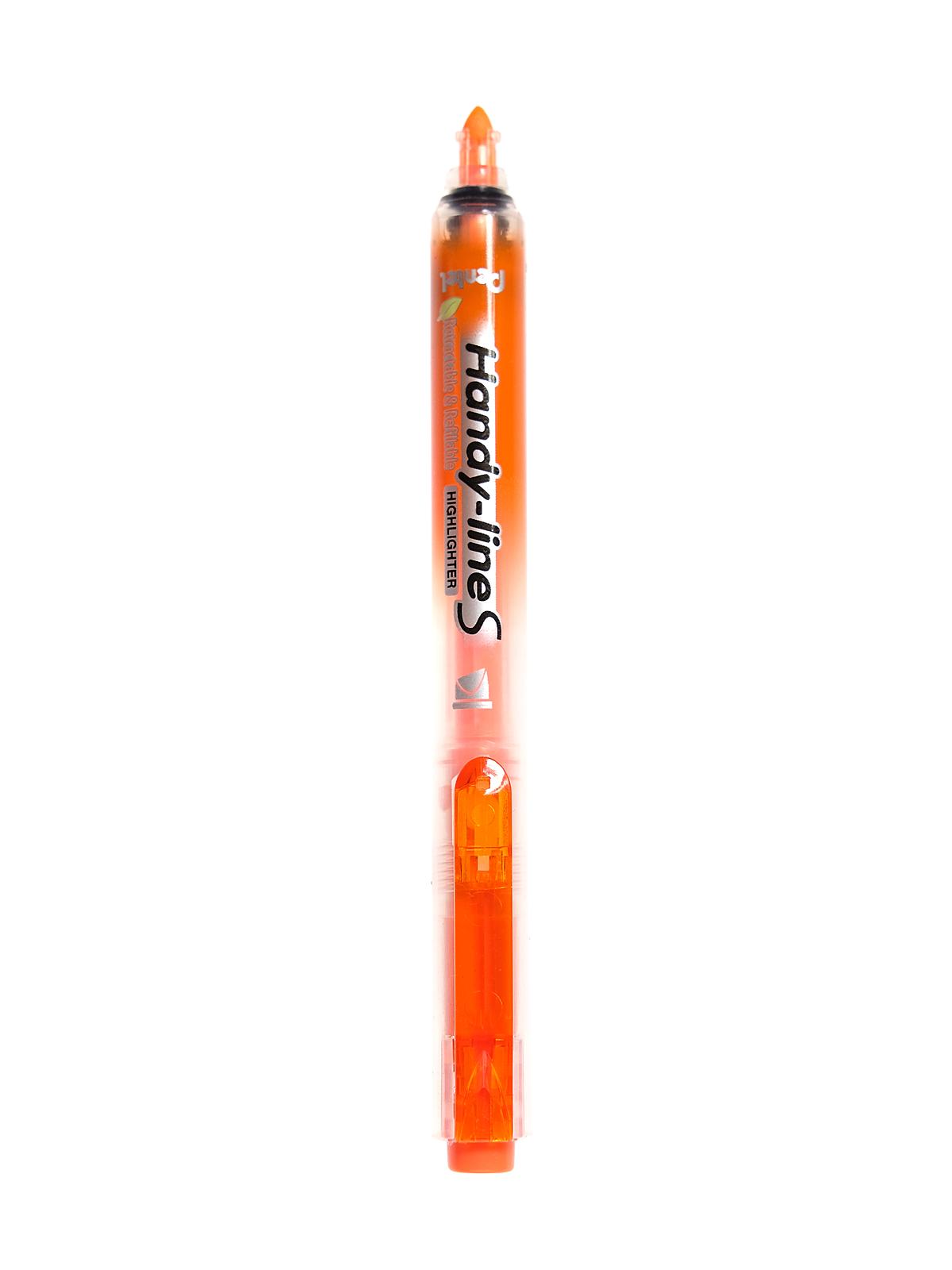 Handy-line S Retractable Highlighter chisel orange each