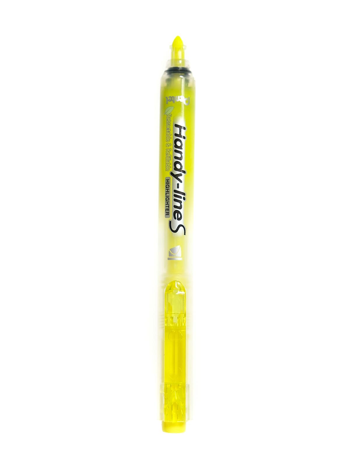 Handy-line S Retractable Highlighter chisel yellow each