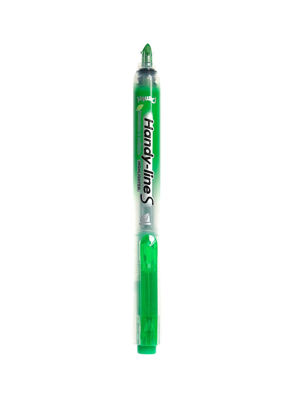 Handy-line S Retractable Highlighter chisel lime green each