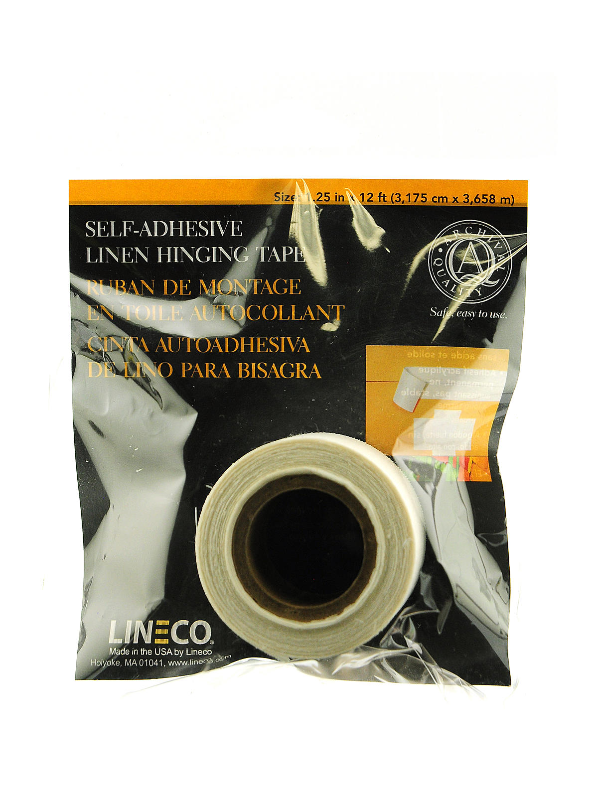 Self Adhesive Linen Hinging Tape 1 1 4 in. x 12 ft.