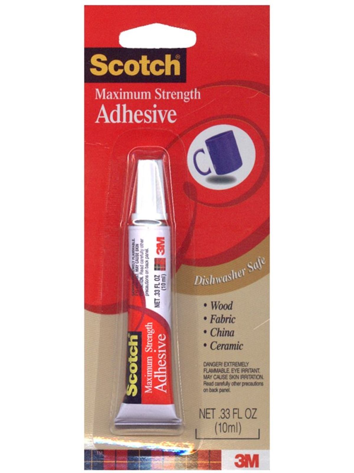 Maximum Strength Adhesive 0.33 Fl. Oz. Tube 6048