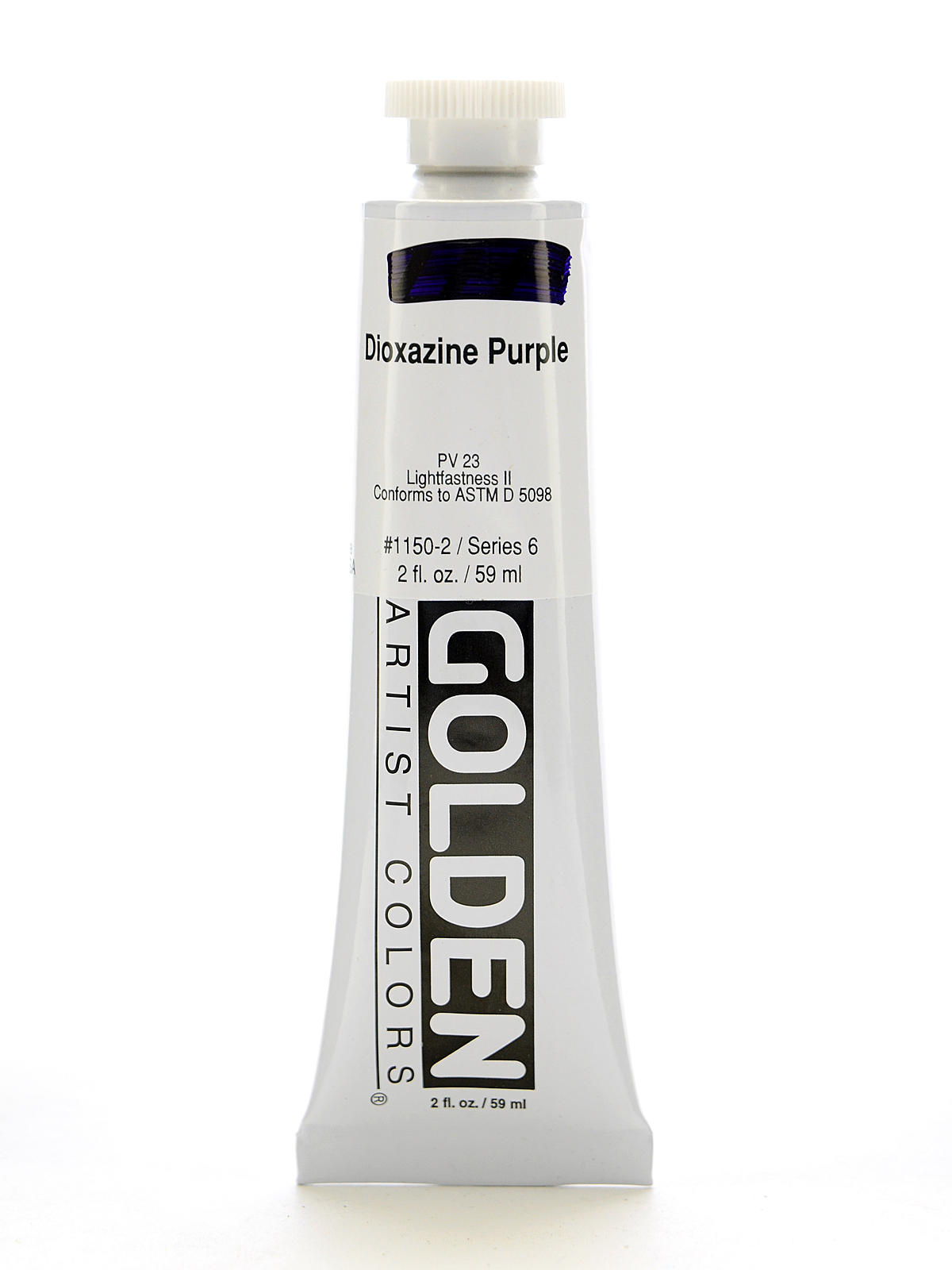 Heavy Body Acrylics dioxazine purple 2 oz.