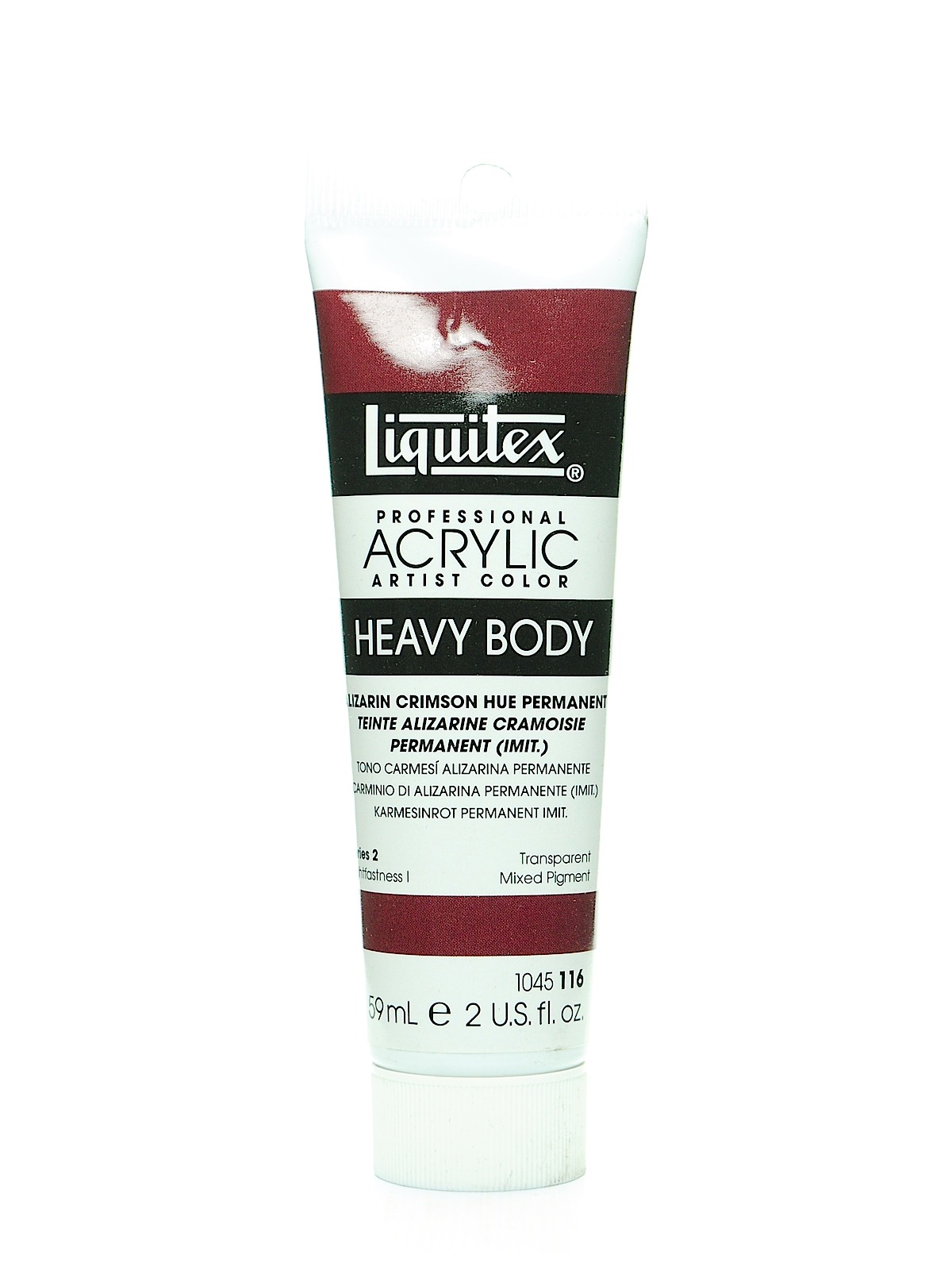Heavy Body Professional Artist Acrylic Colors alizarin crimson hue permanent 2 oz.