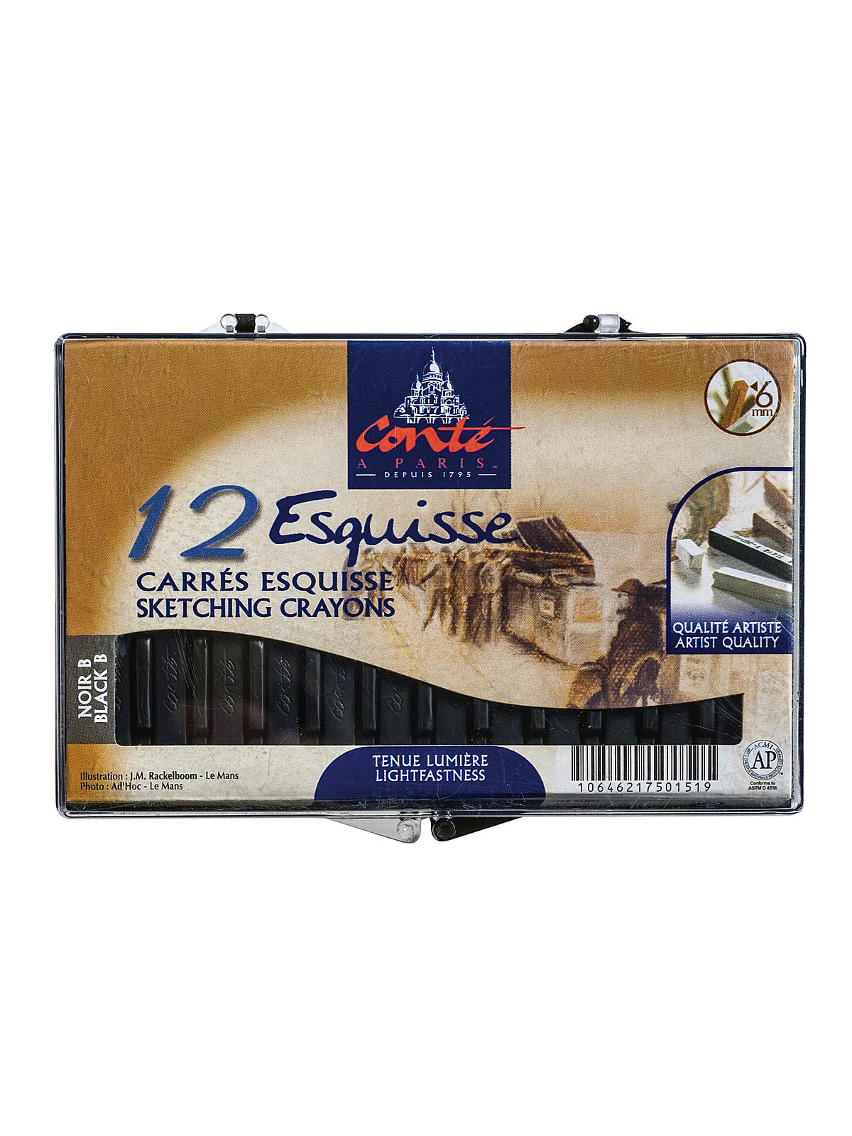 Crayons black B box of 12