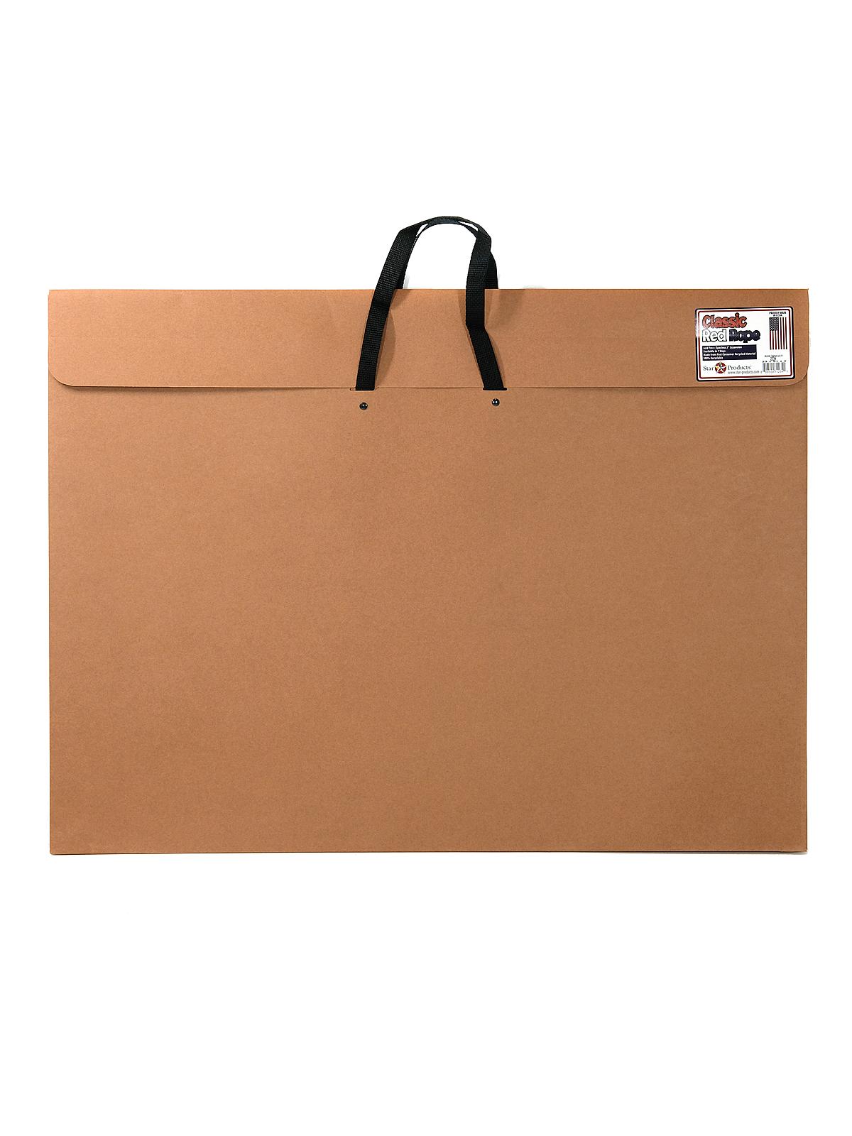 STAR Wallet Art Portfolios 23 in. x 31 in. flap closure with handles red