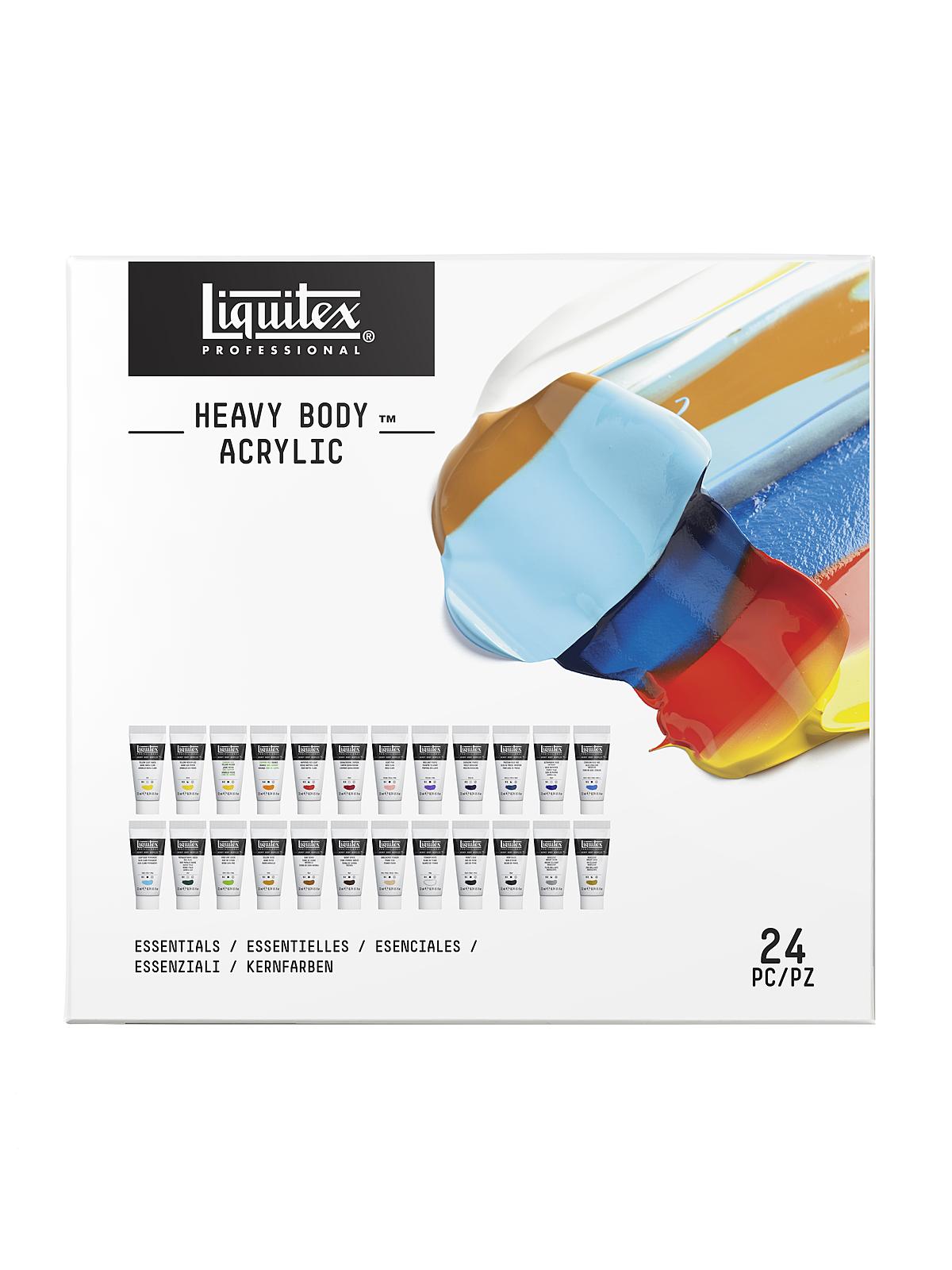 Heavy Body Acrylic Sets essentials set of 24