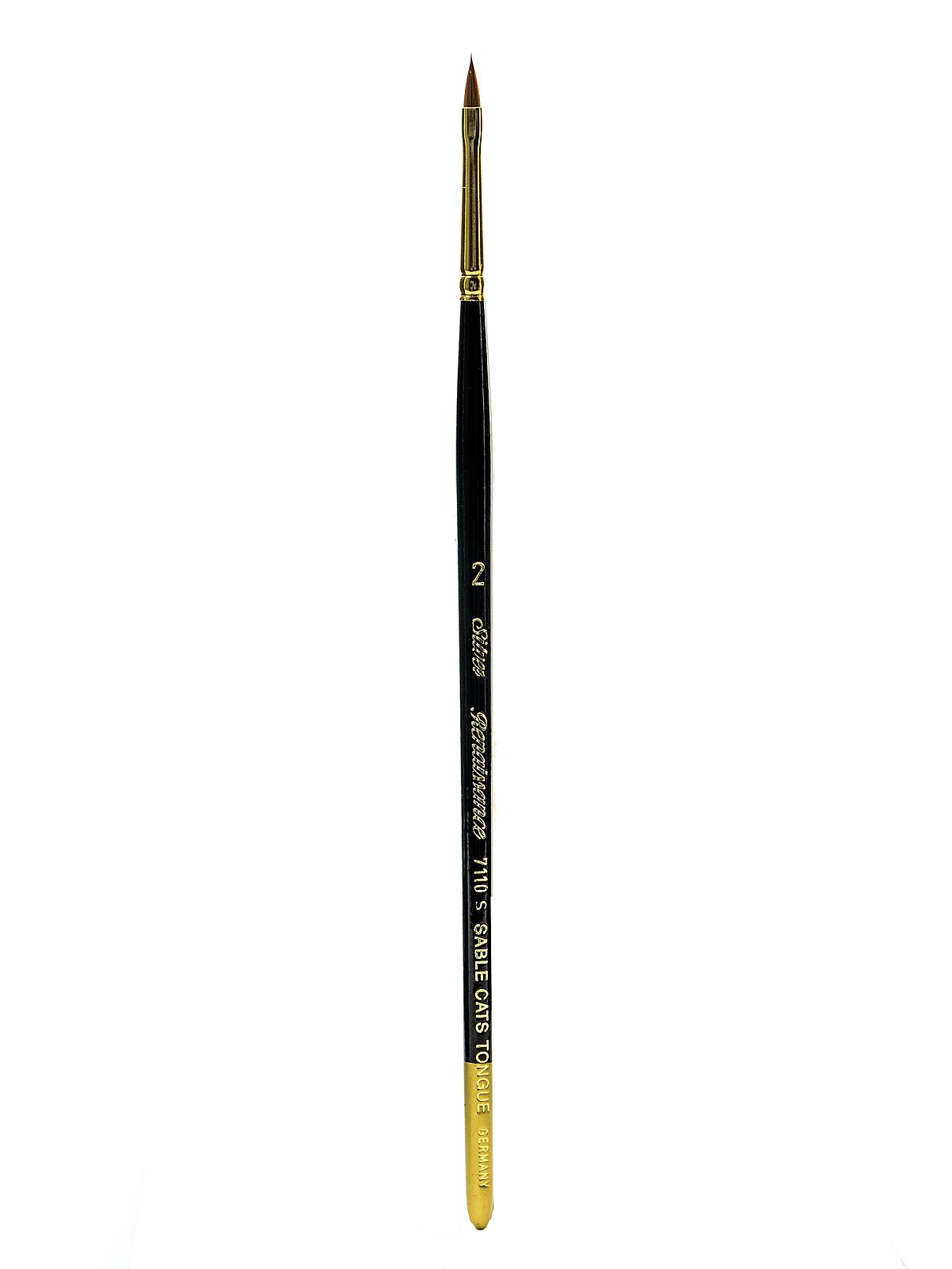 Renaissance Series Brushes Short Handle 2 cat''s tongue