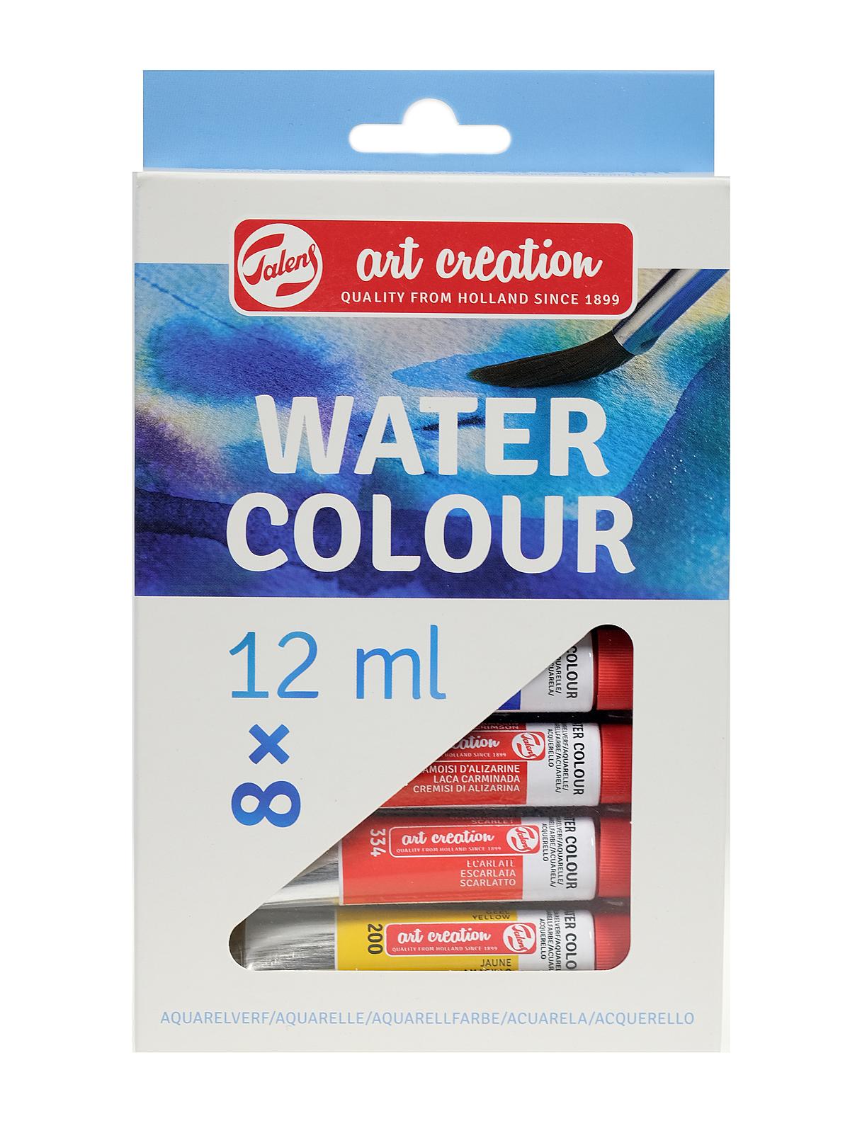 Creation Watercolour Set set of 8 12 ml