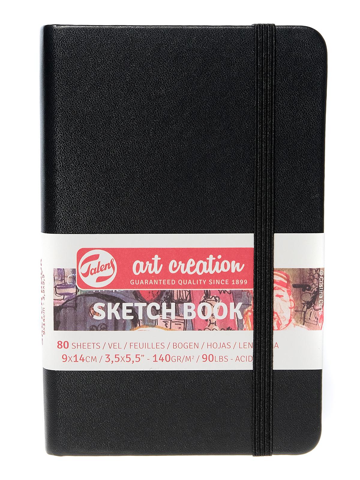Art Creations Sketchbooks 140 g black 9 cm x 14 cm