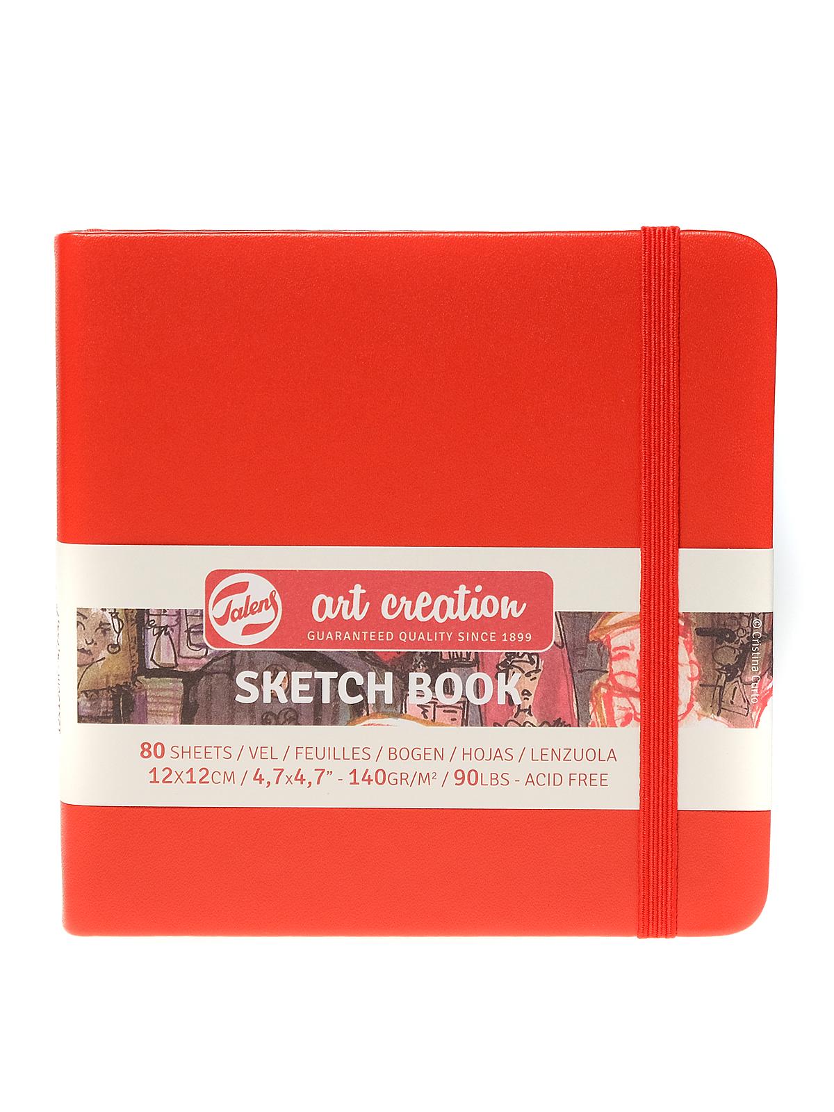 Art Creations Sketchbooks 140 g red 12 cm x 12 cm