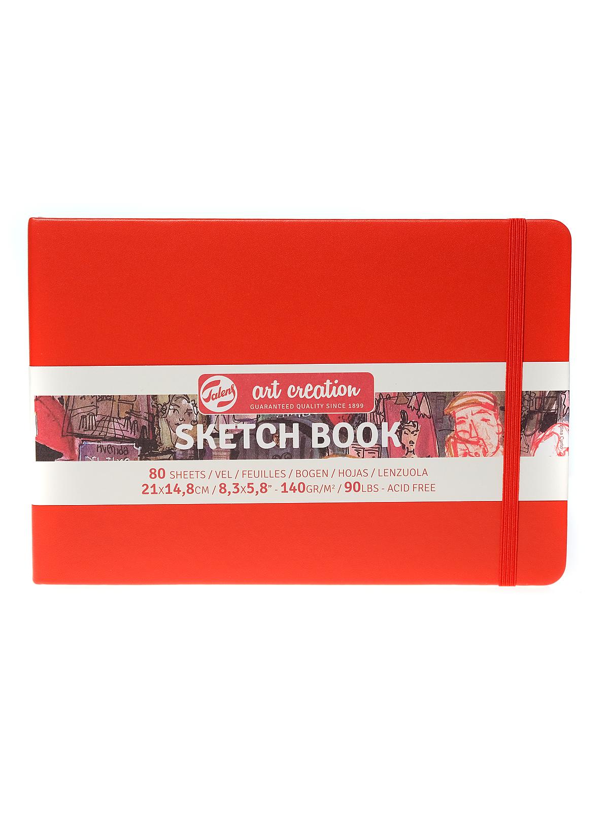 Art Creations Sketchbooks 140 g red 21 cm x 14.8 cm