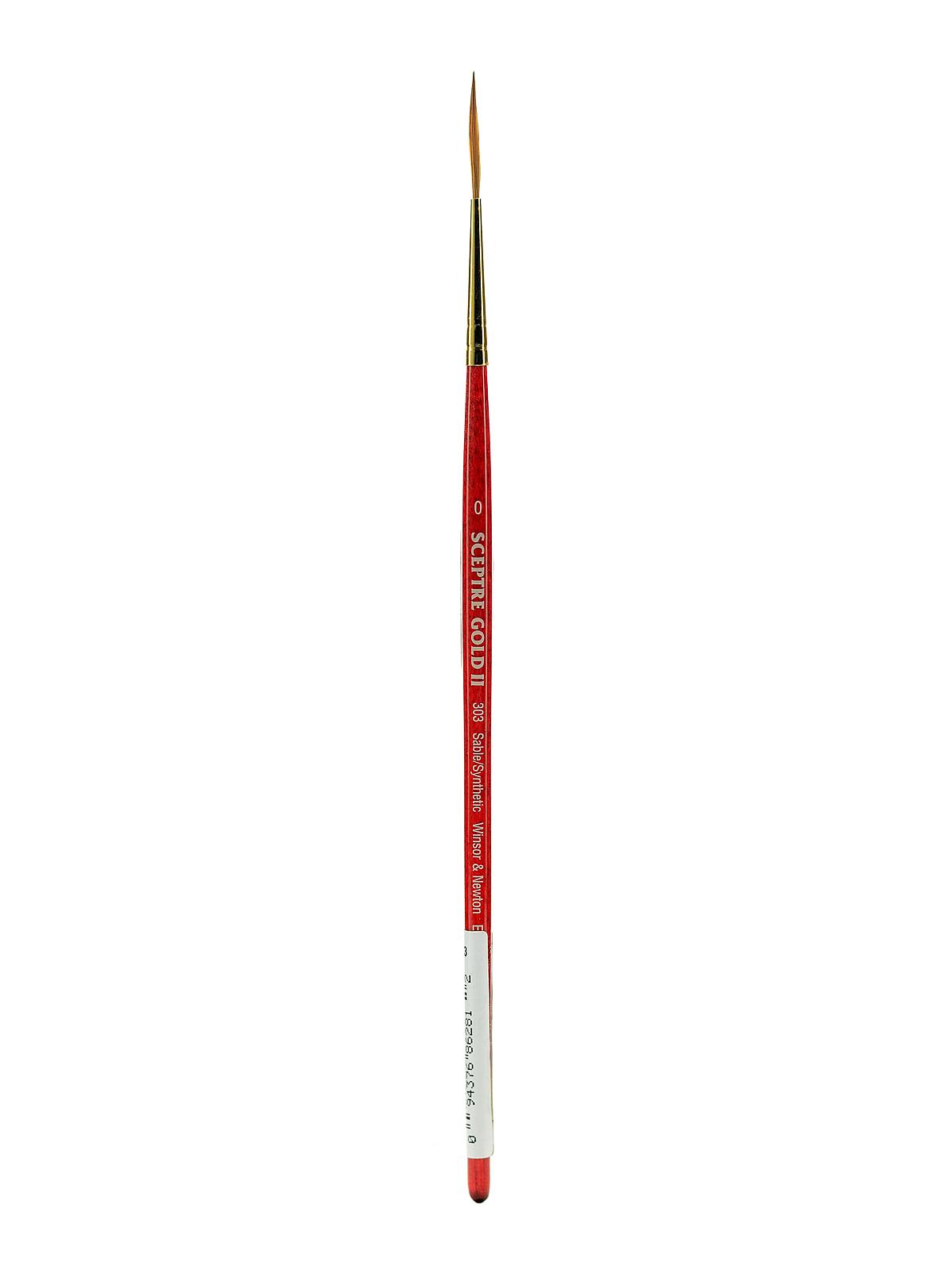 Sceptre Gold II Short Handled Brushes 0 lettering 303
