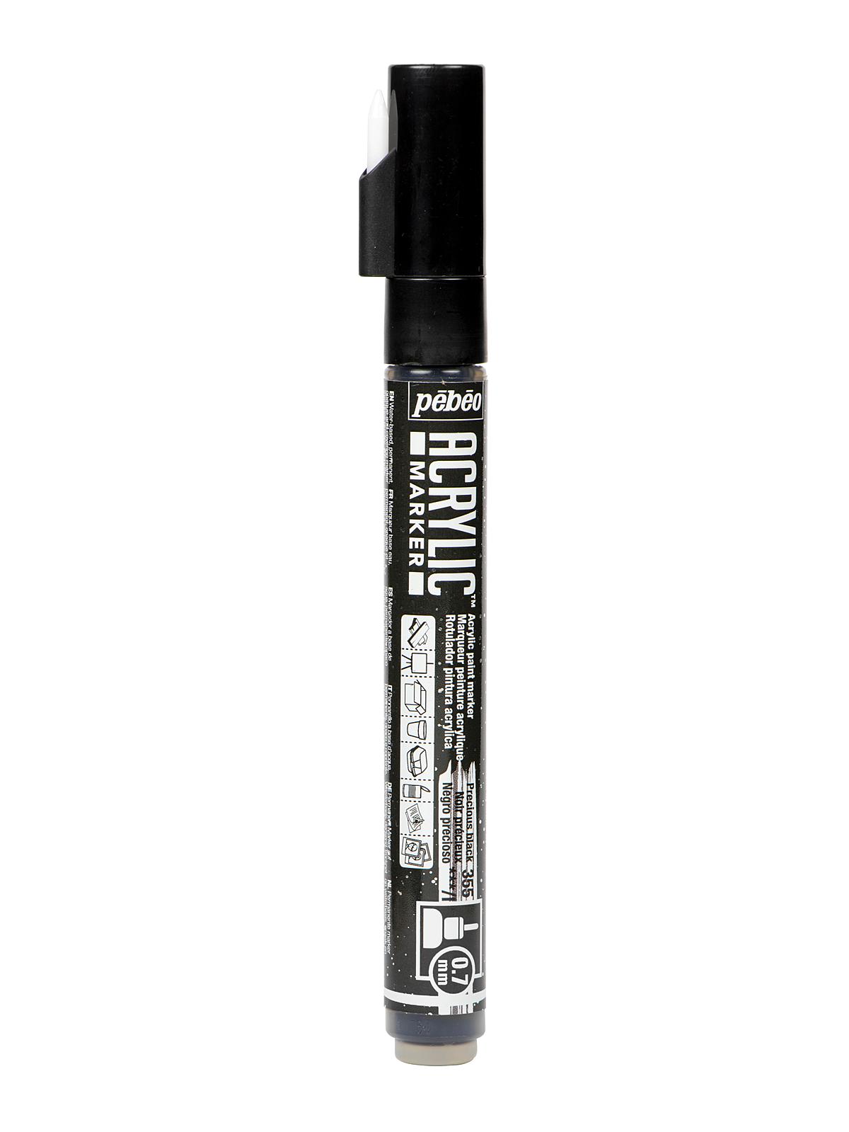 Acrylic Marker 0.7 mm precious black