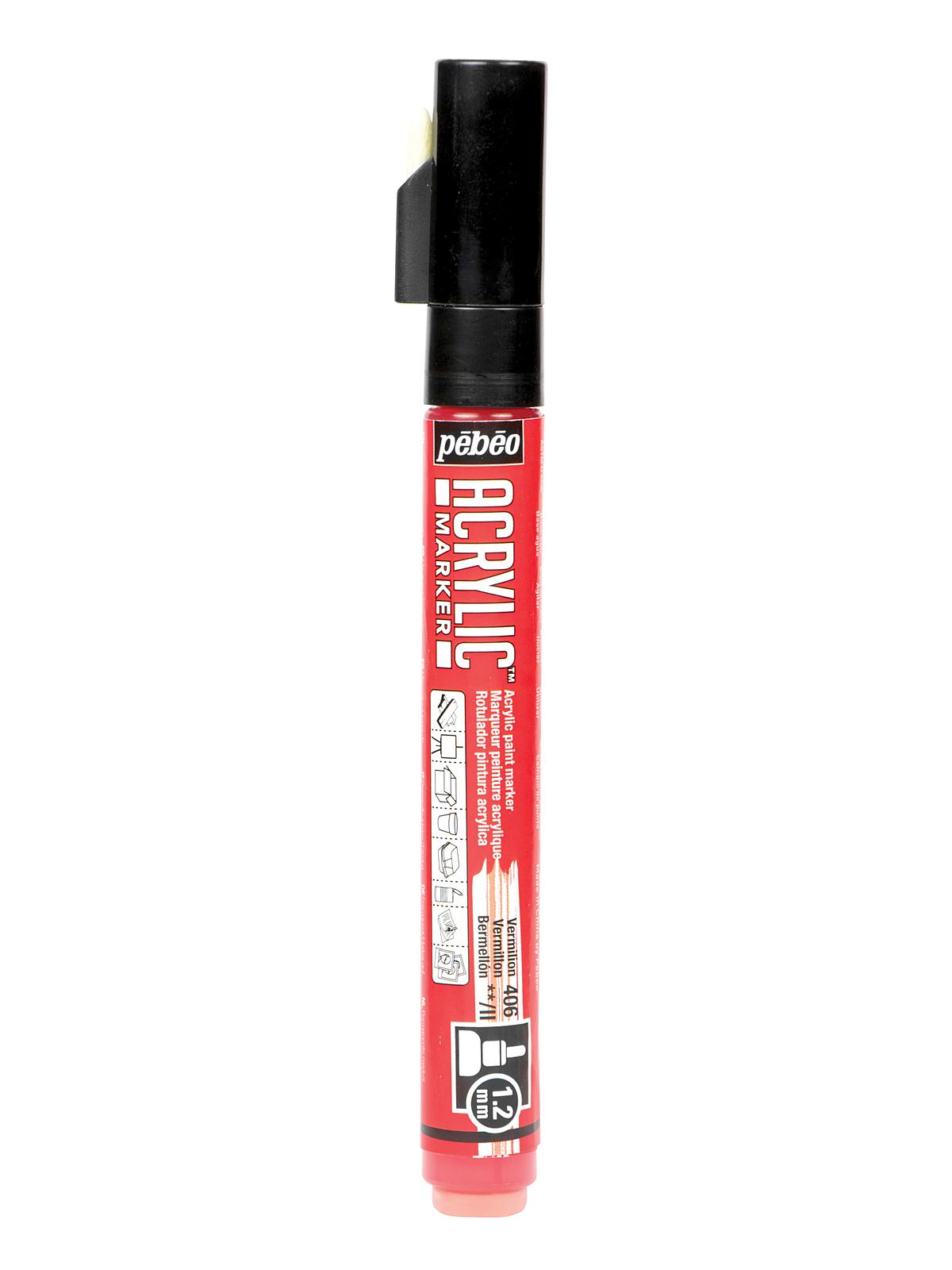 Acrylic Marker 1.2 mm vermilion
