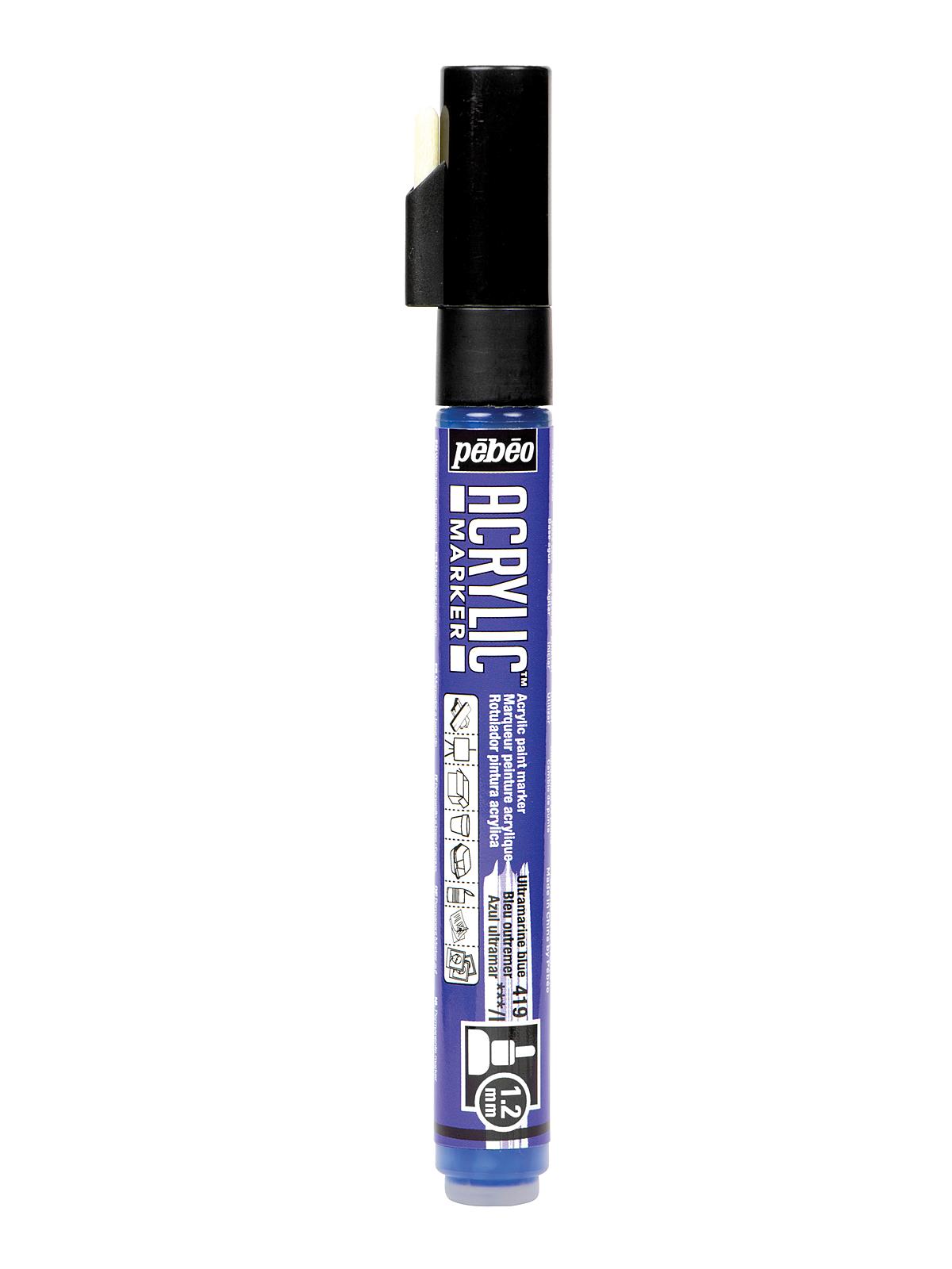 Acrylic Marker 1.2 mm ultramarine blue