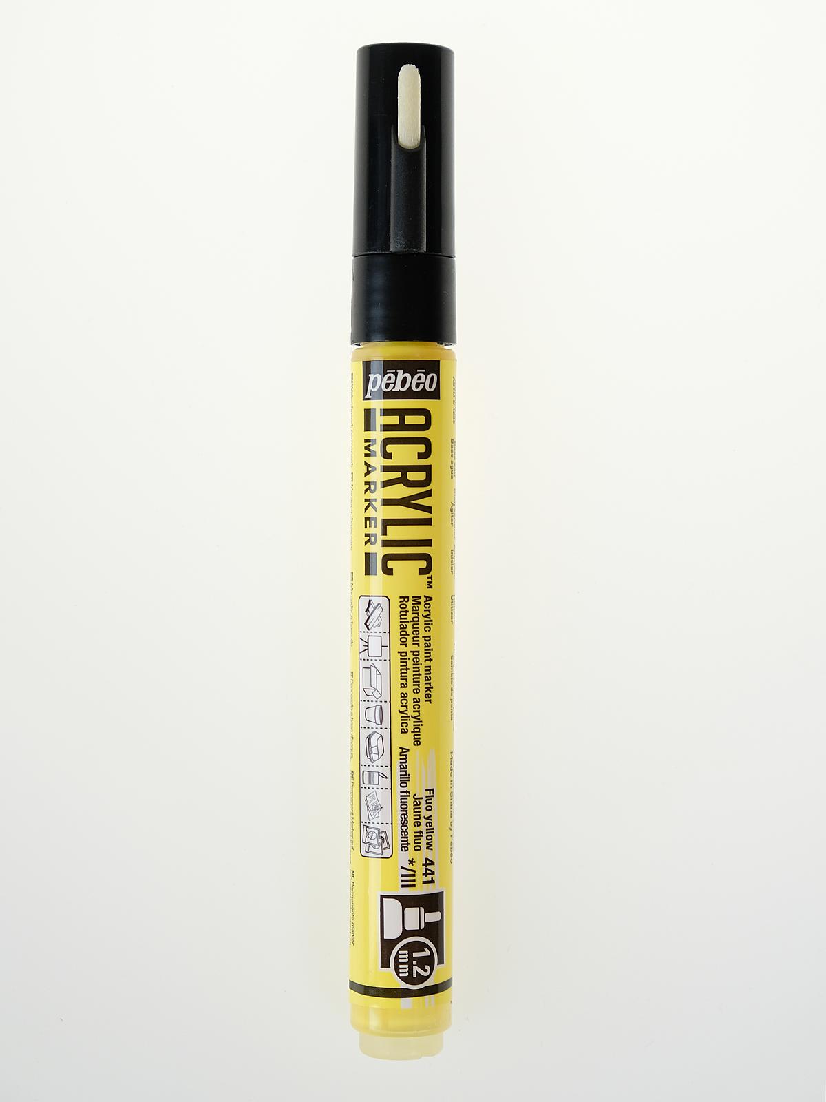Acrylic Marker 1.2 mm fluorescent yellow