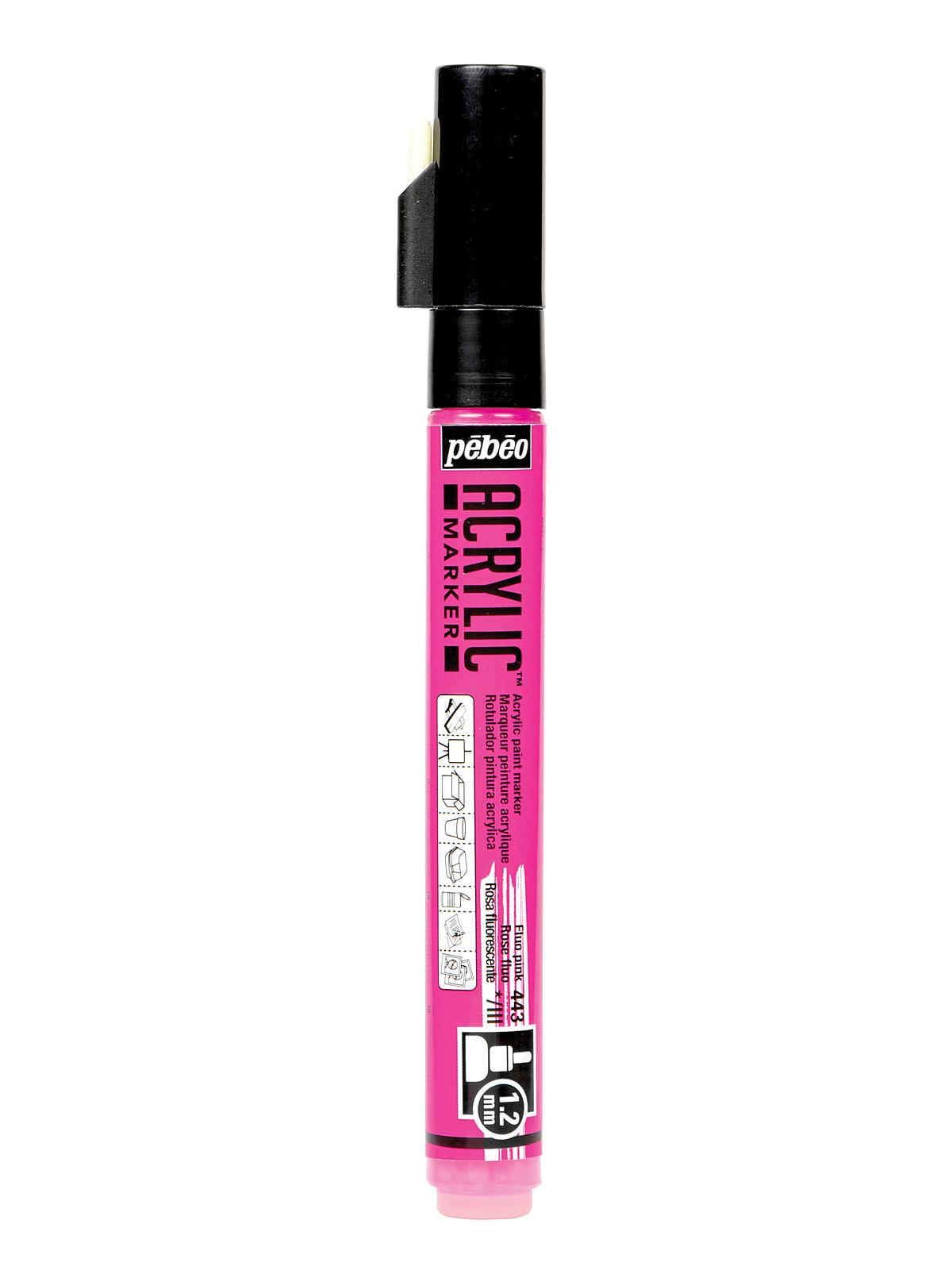 Acrylic Marker 1.2 mm fluorescent pink