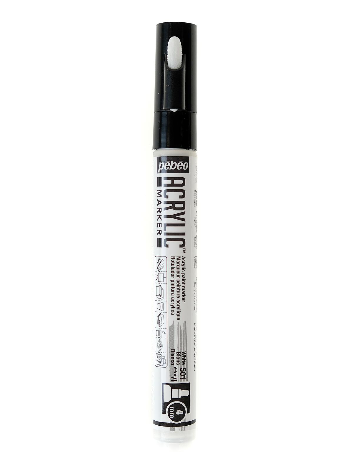 Acrylic Marker 4 mm white